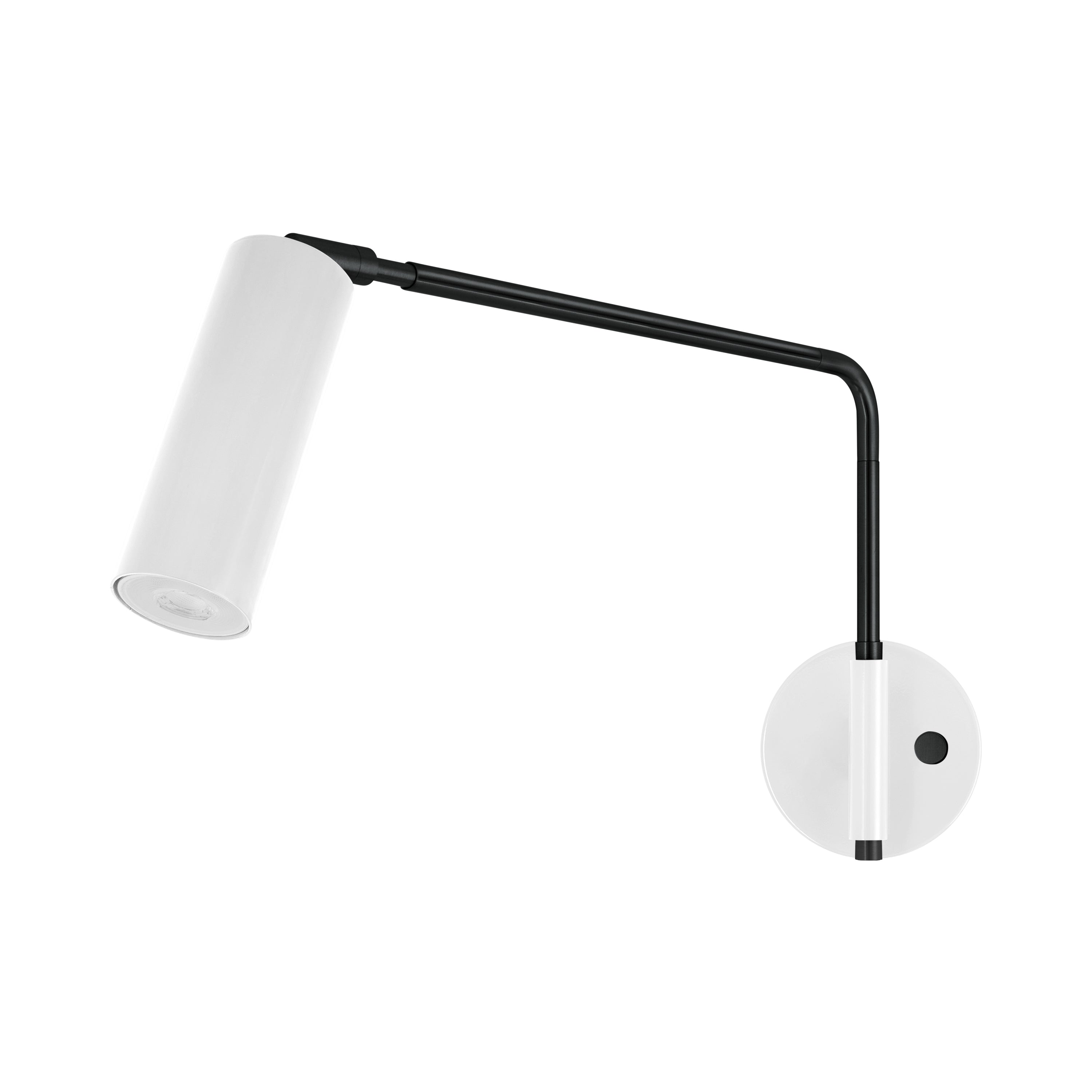 Black and white color Color Reader Swing Arm sconce Dutton Brown lighting