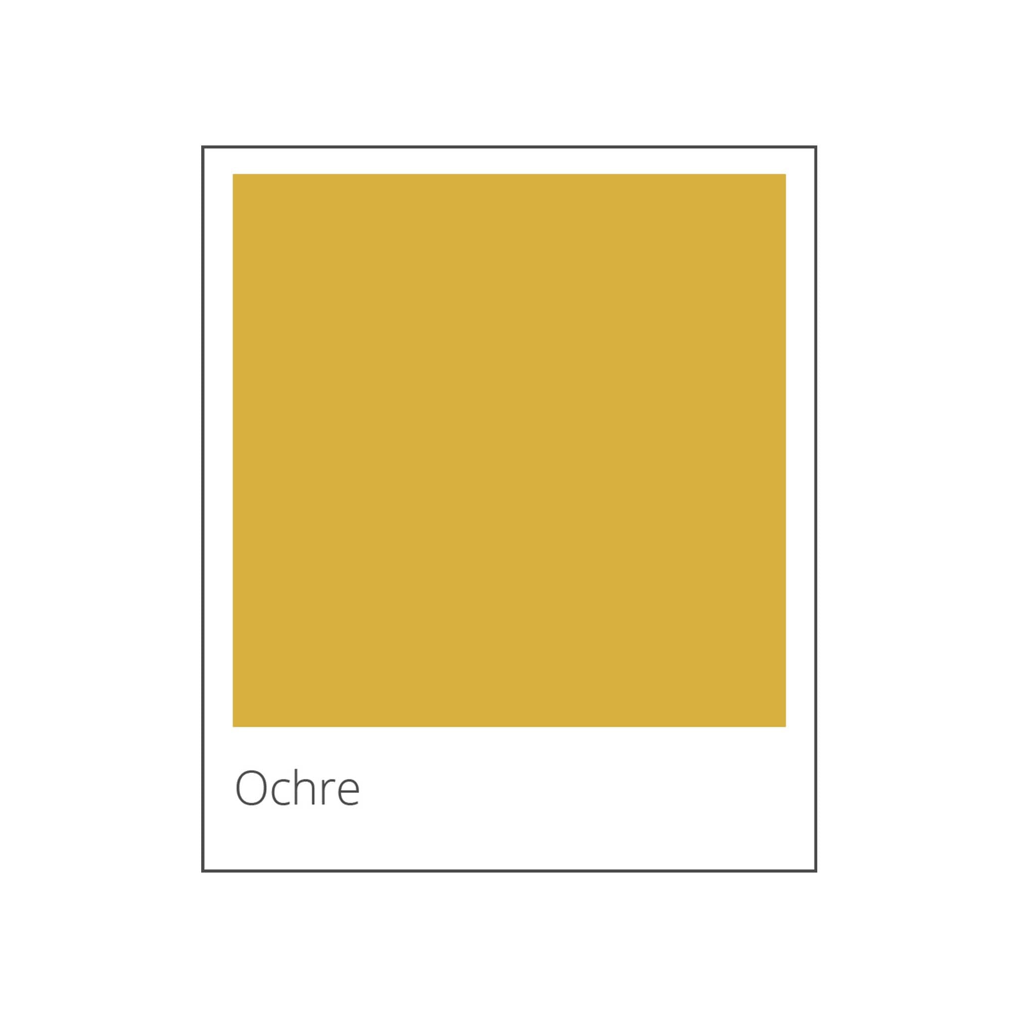 ochre color swatch Dutton Brown