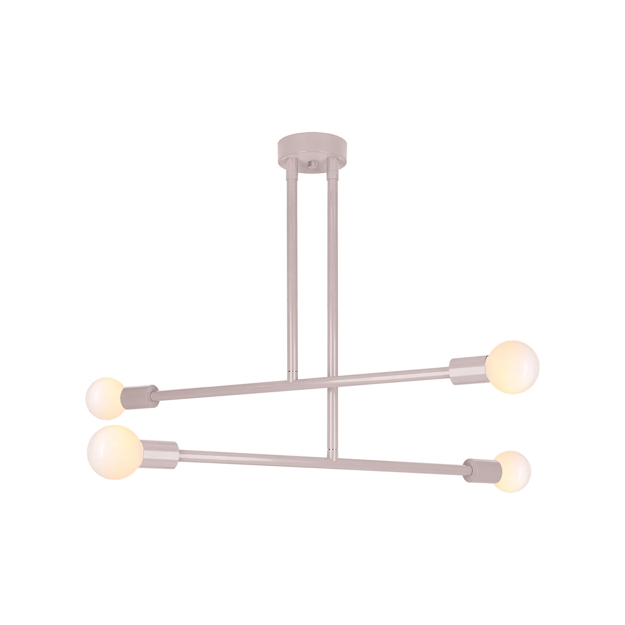 Barely color Captain chandelier 29" Dutton Brown lighting
