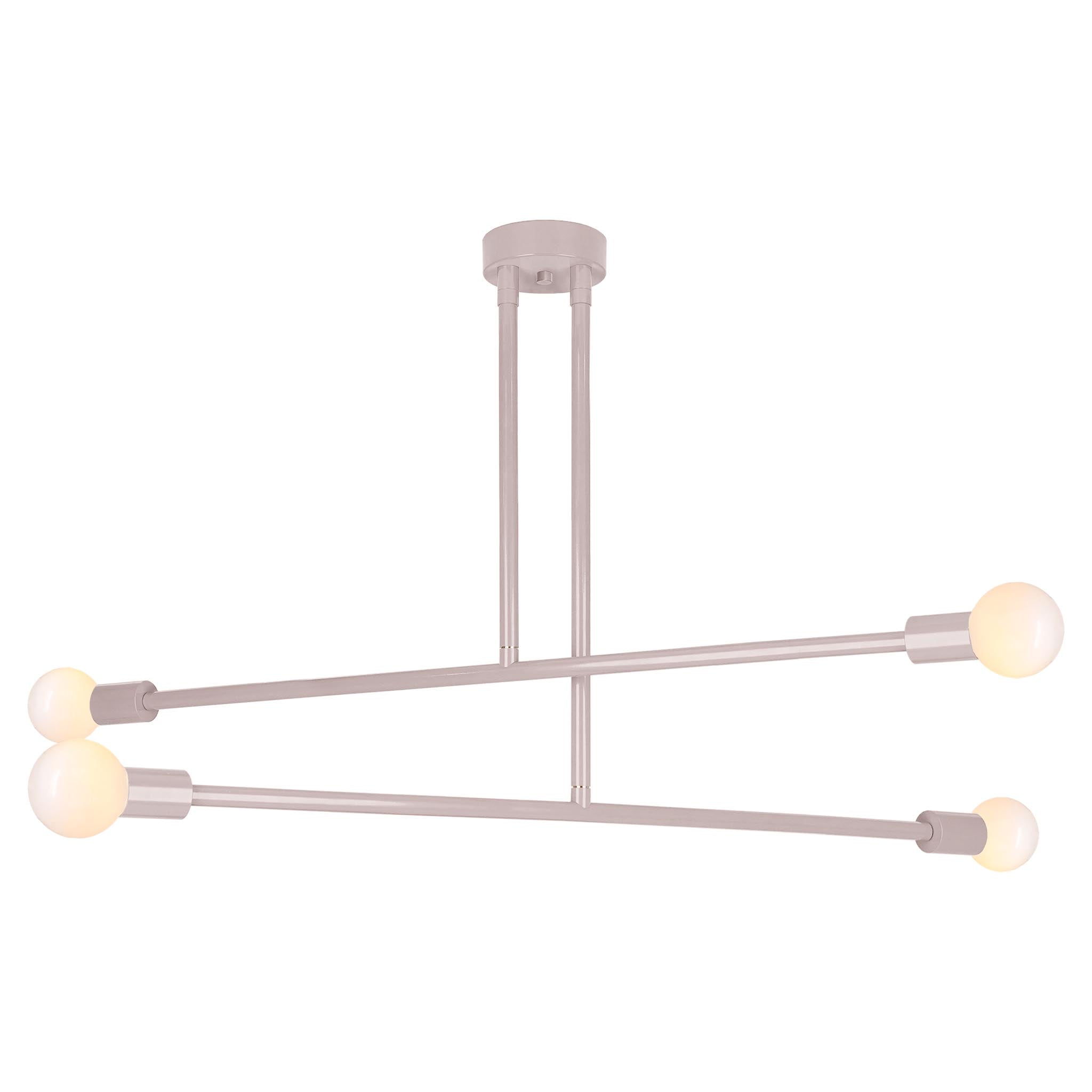 Barely color Captain chandelier 47" Dutton Brown lighting