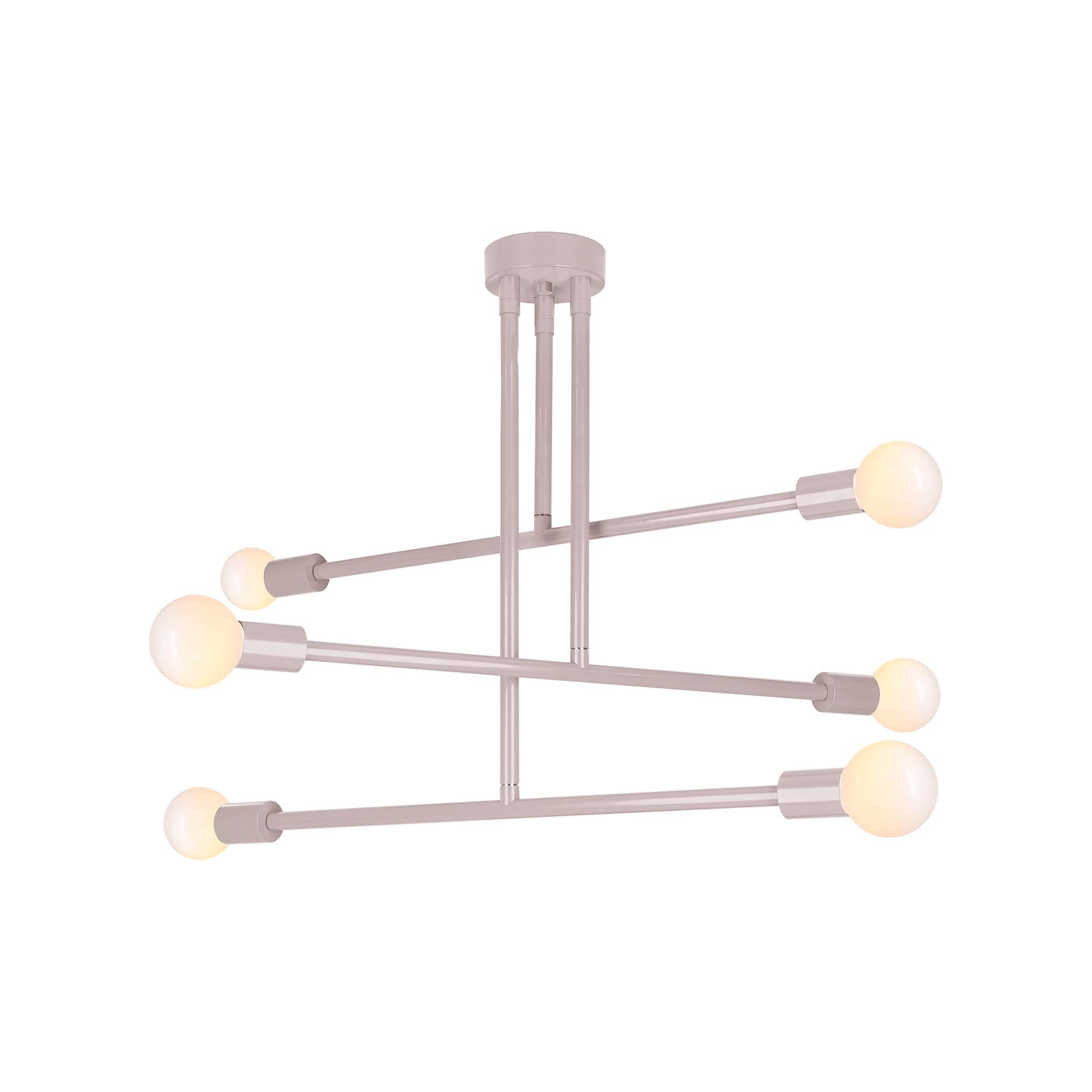 Barely color Commander chandelier 29" Dutton Brown lighting