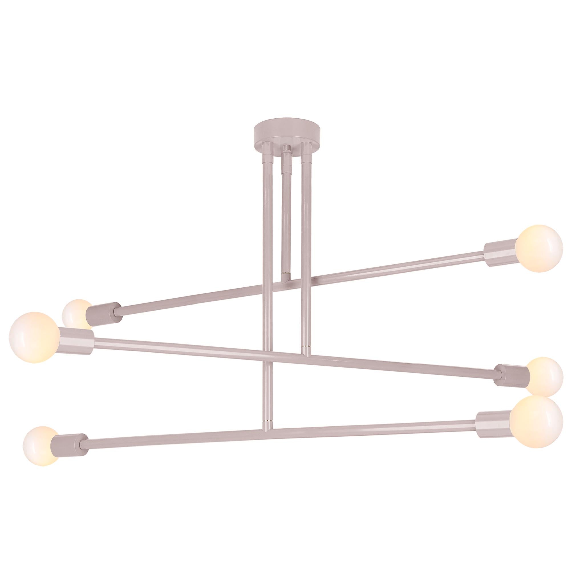 Barely color Commander chandelier 47" Dutton Brown lighting