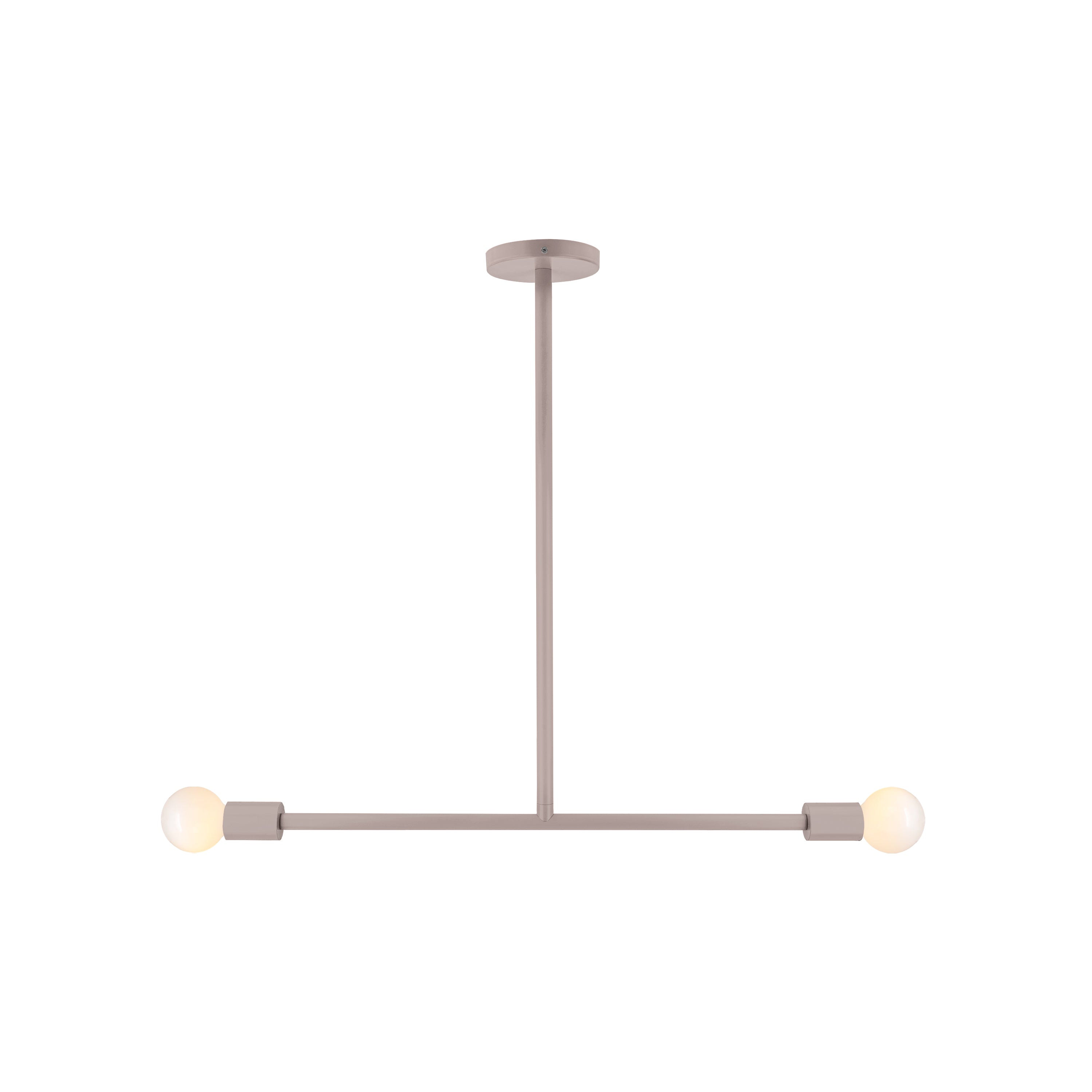 Barely Pilot color pendant 29" Dutton Brown lighting