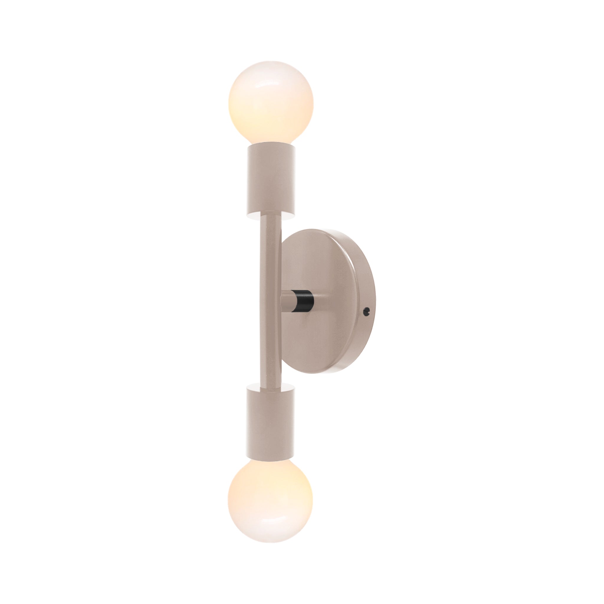 Black and chalk color Pilot sconce 11" Dutton Brown lighting