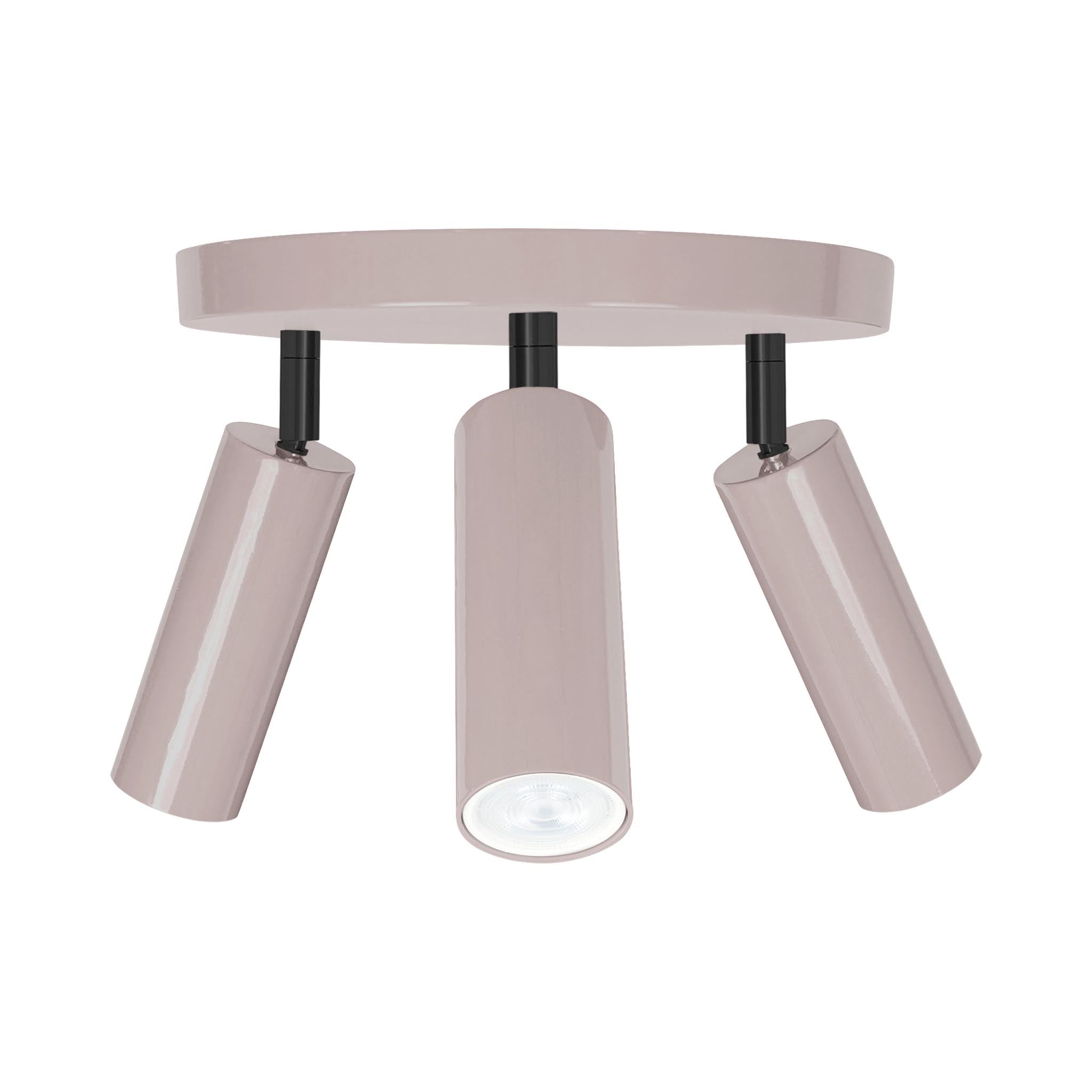 Black and barely color Pose flush mount Dutton Brown lighting