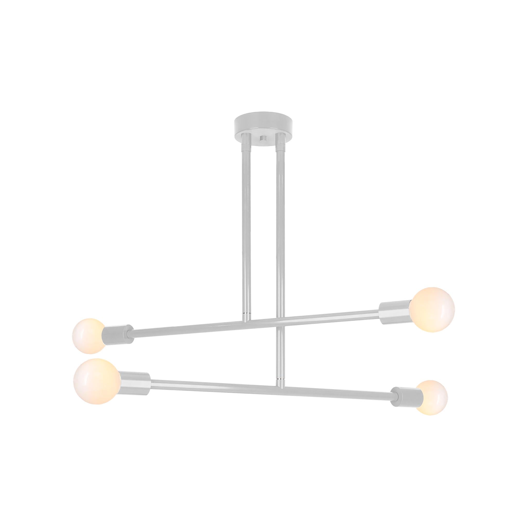 Chalk color Captain chandelier 29" Dutton Brown lighting