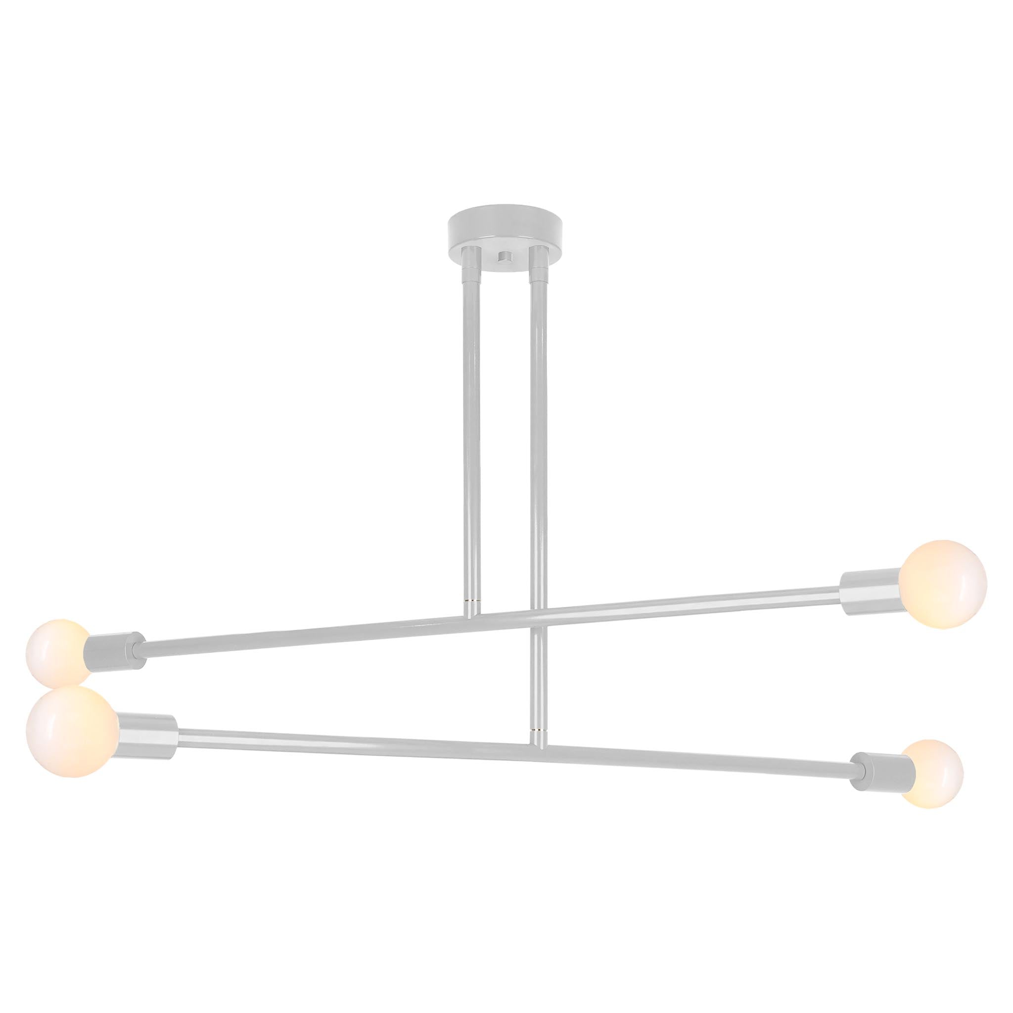 Chalk color Captain chandelier 47" Dutton Brown lighting