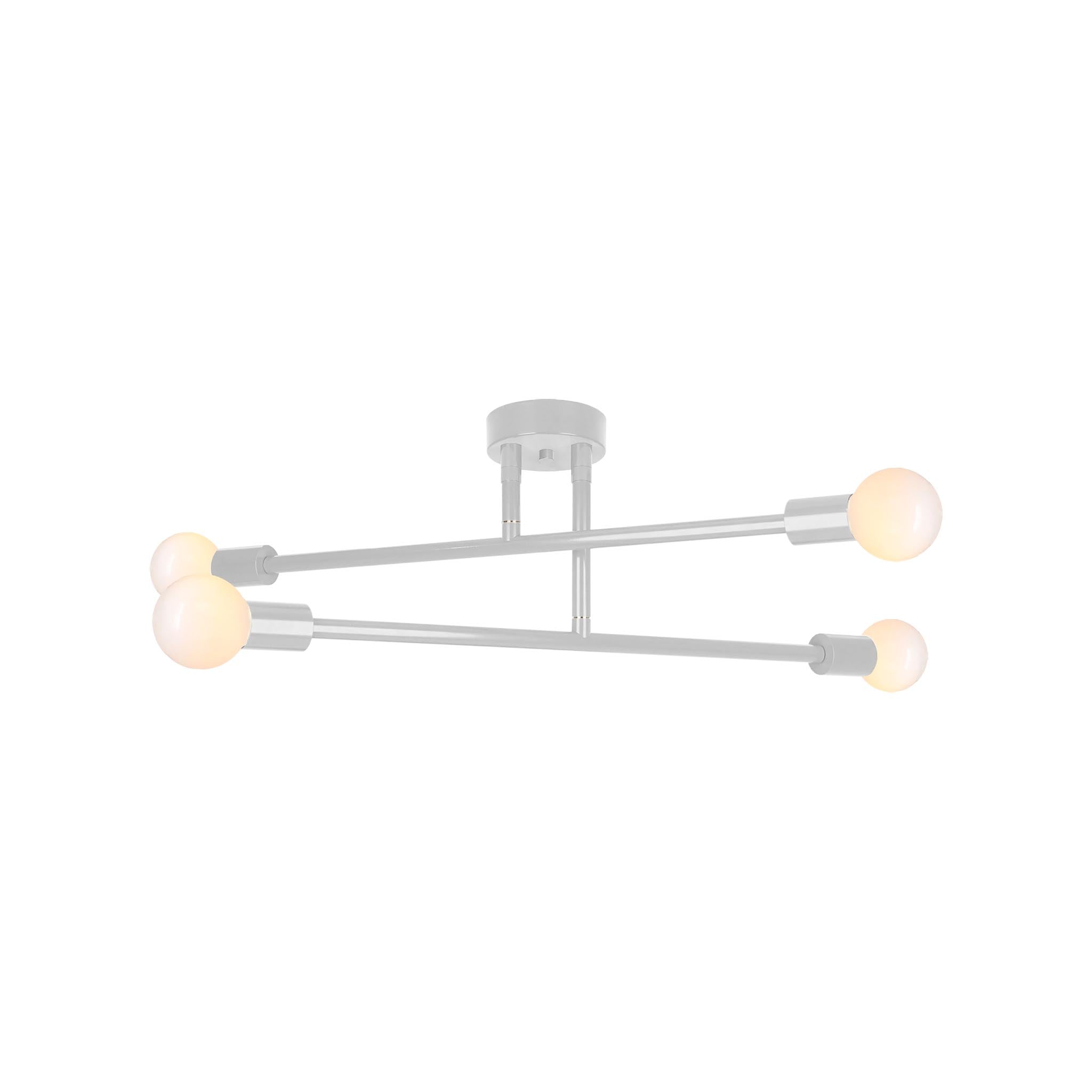 Chalk color Captain flush mount 29" Dutton Brown lighting