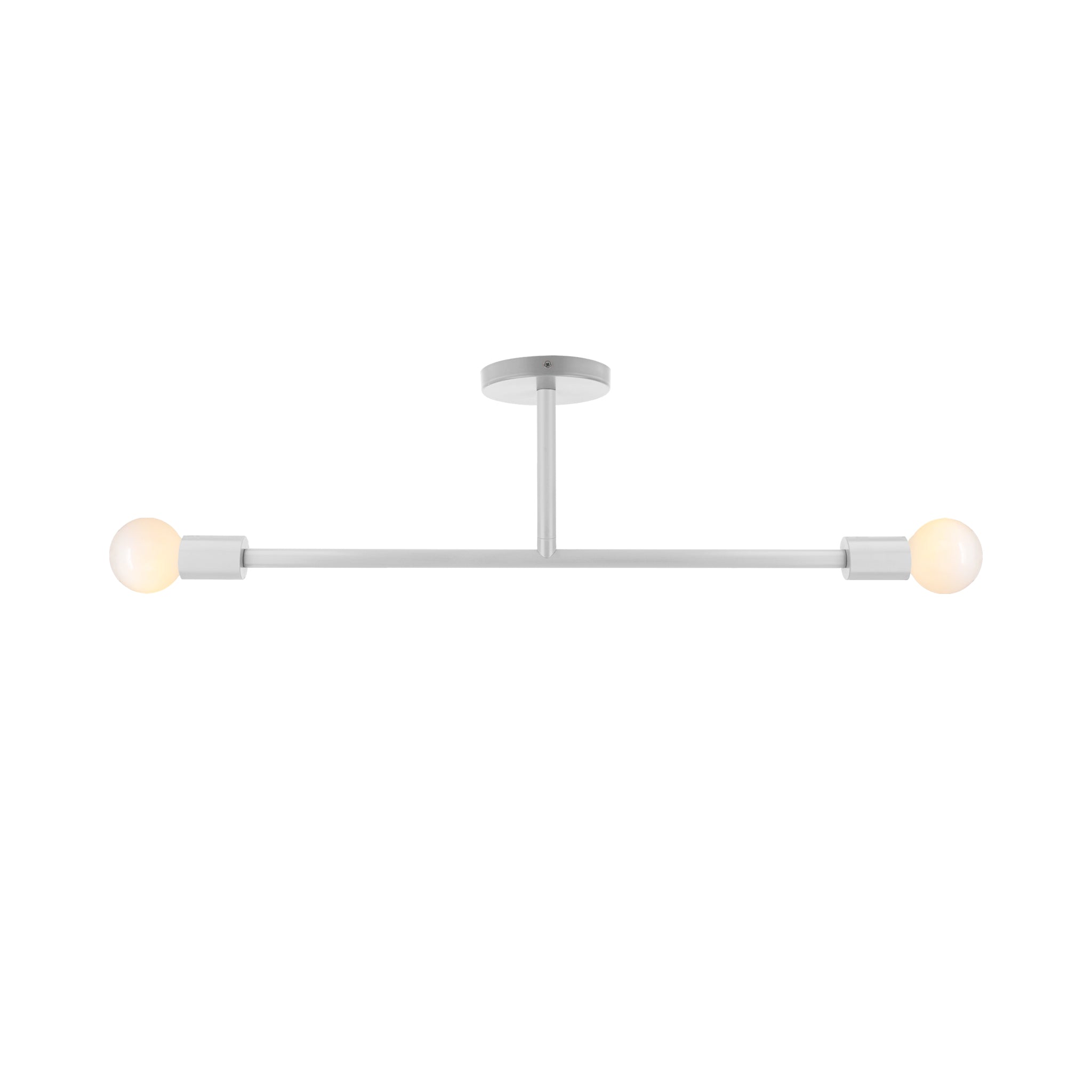 Chalk color Pilot flush mount 29" Dutton Brown lighting