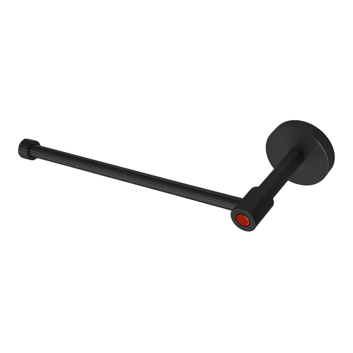 Black and riding hood red color Head hand towel bar Dutton Brown hardware