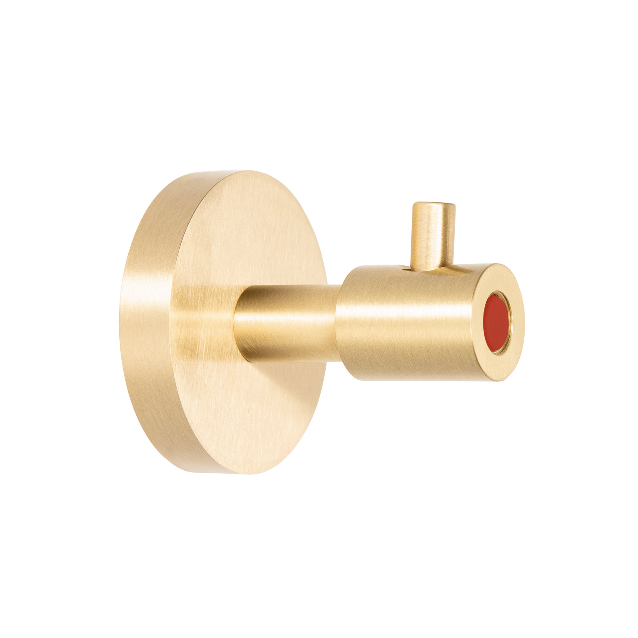 Brass and riding hood red color Head hook Dutton Brown hardware