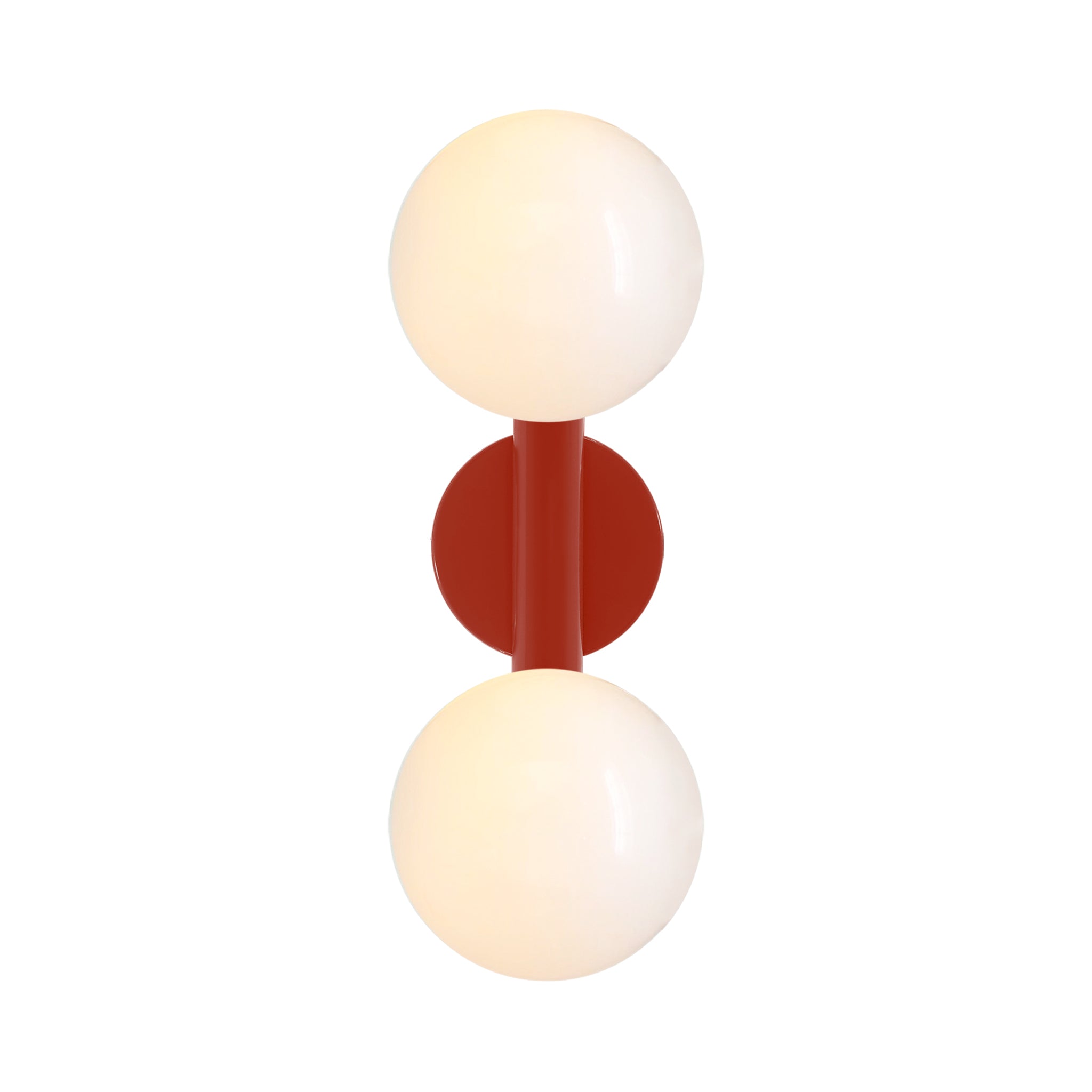 Riding hood red color Icon 2 sconce Dutton Brown lighting