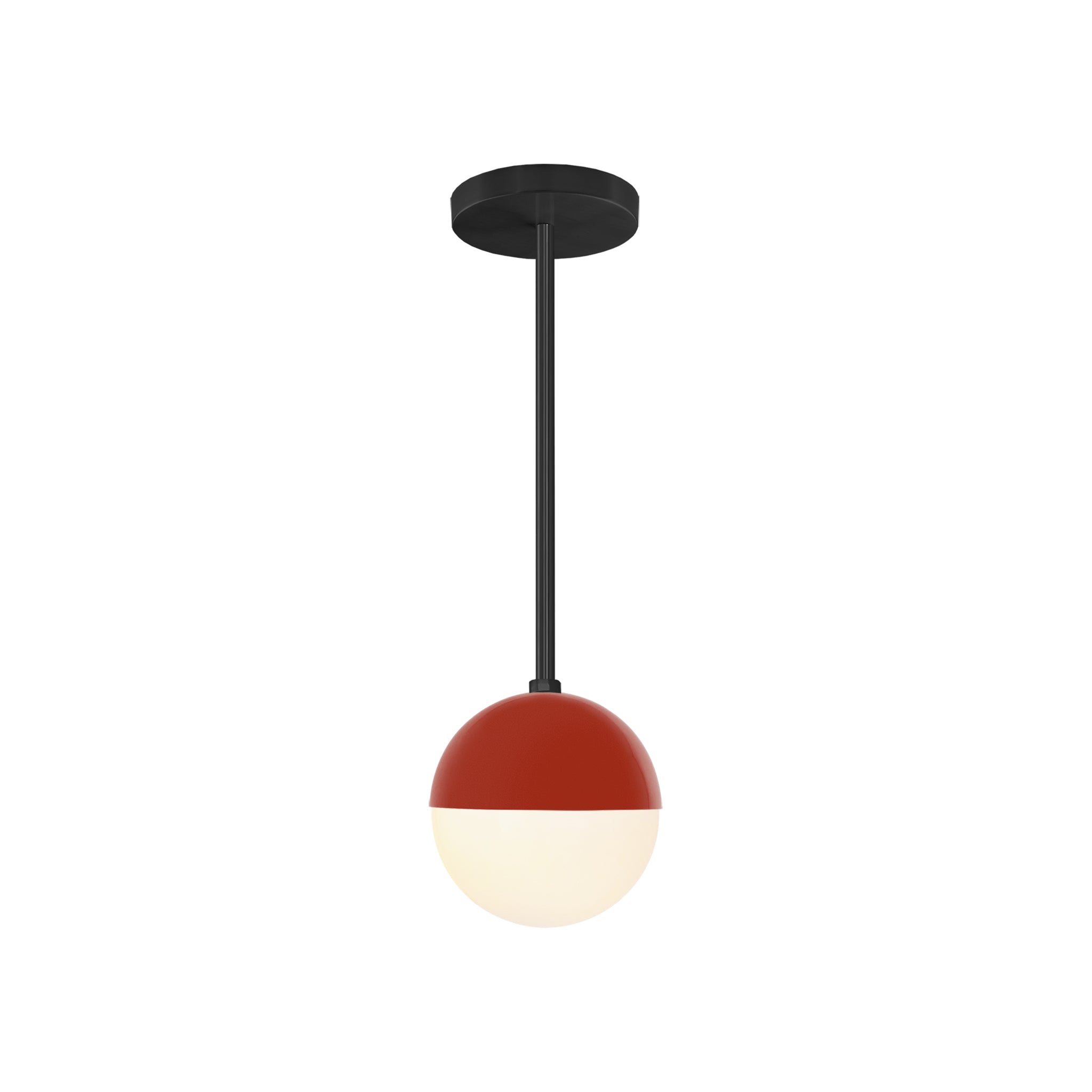 Black and barely color Lure pendant 6" Dutton Brown lighting