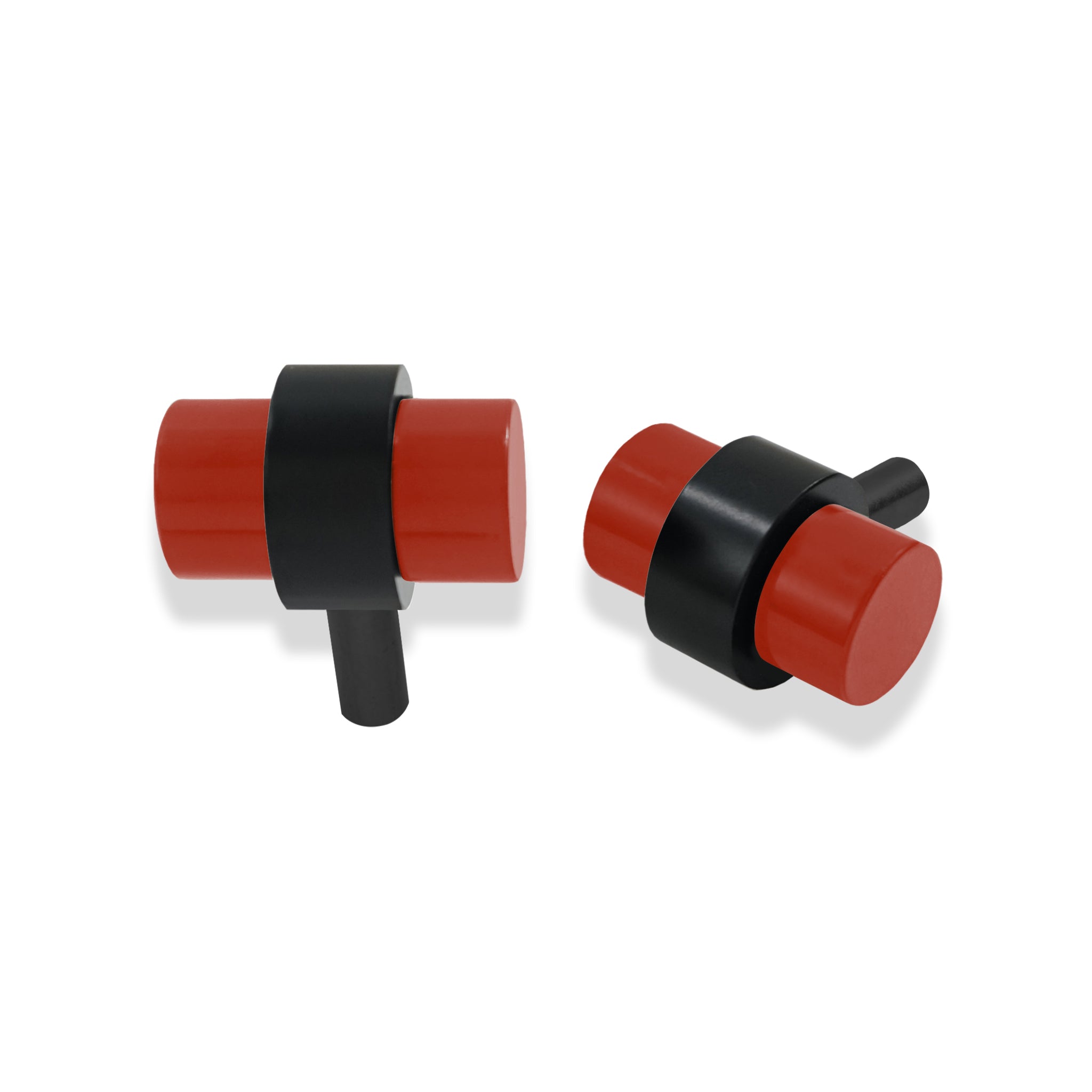Riding Hood Red black color Persona Knob hardware Dutton Brown.