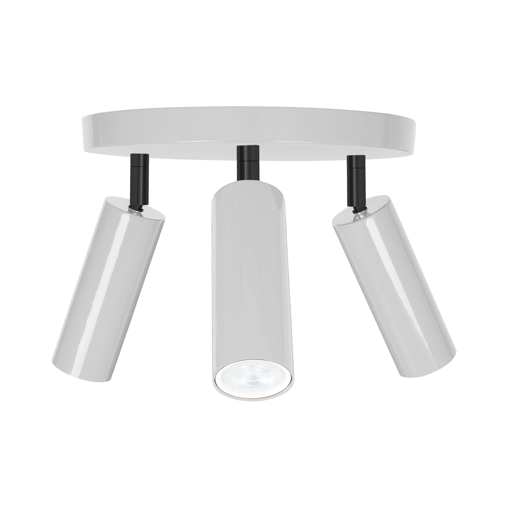 Black and chalk color Pose flush mount Dutton Brown lighting