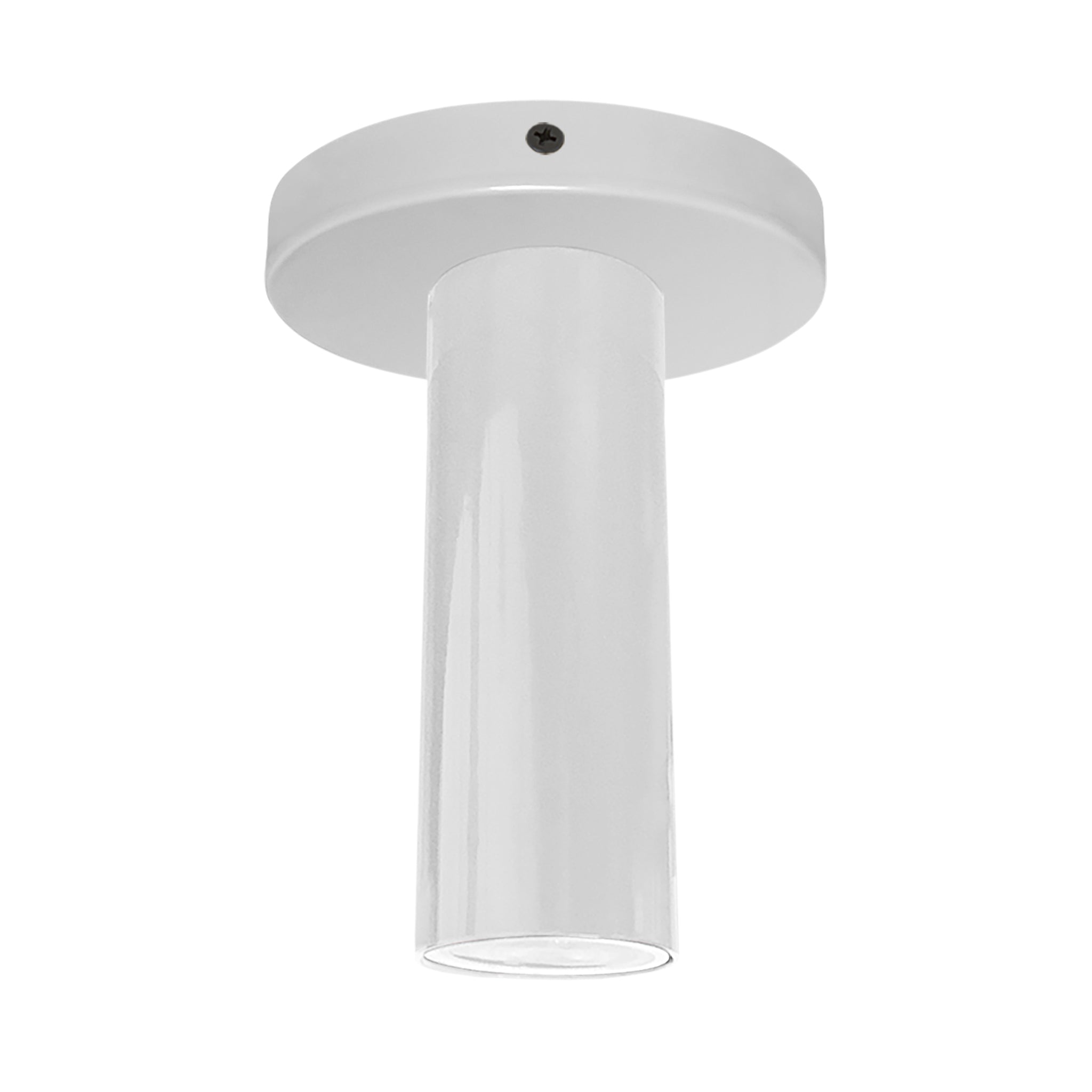 Black and chalk color Reader flush mount Dutton Brown lighting