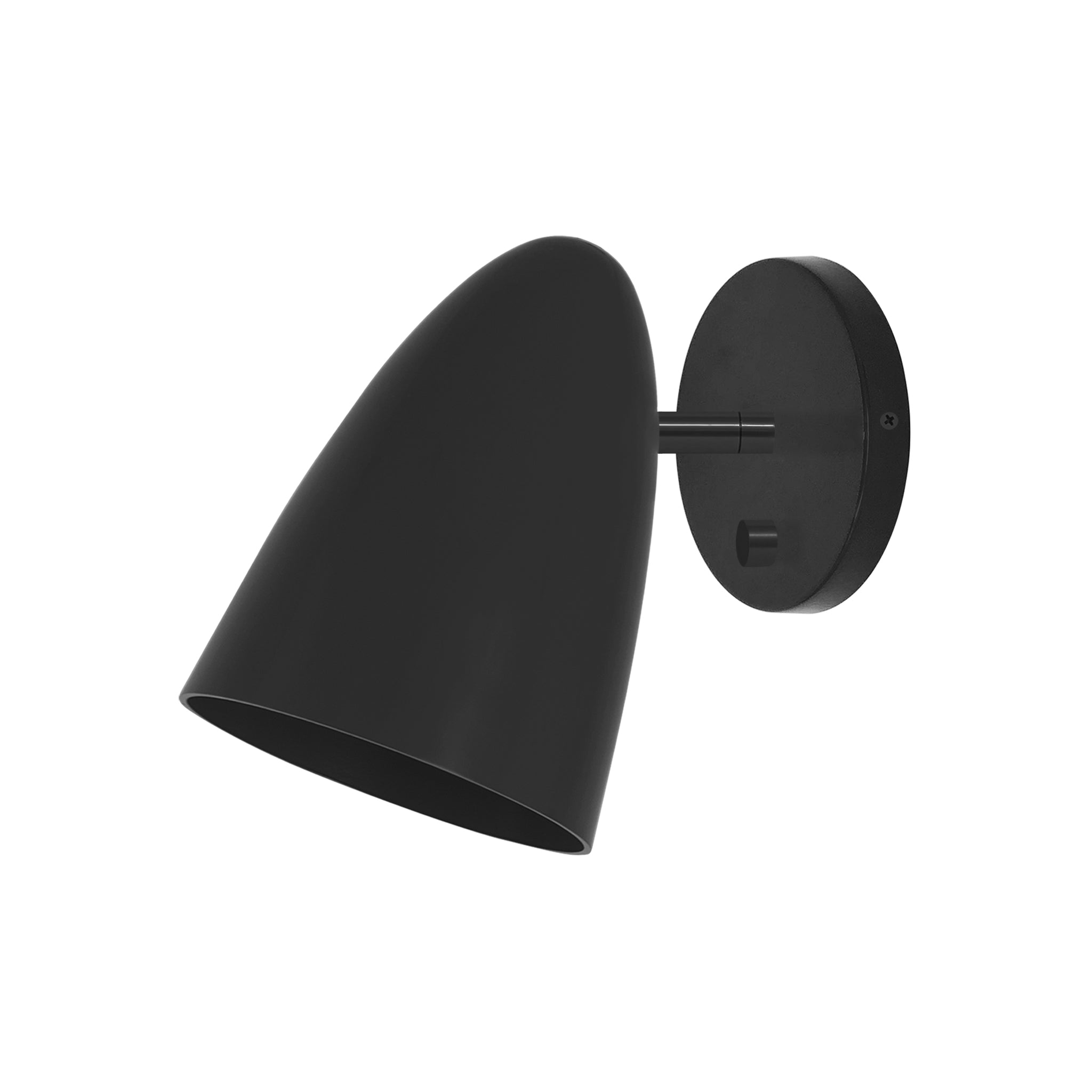 Black and black color Boom sconce no arm Dutton Brown lighting