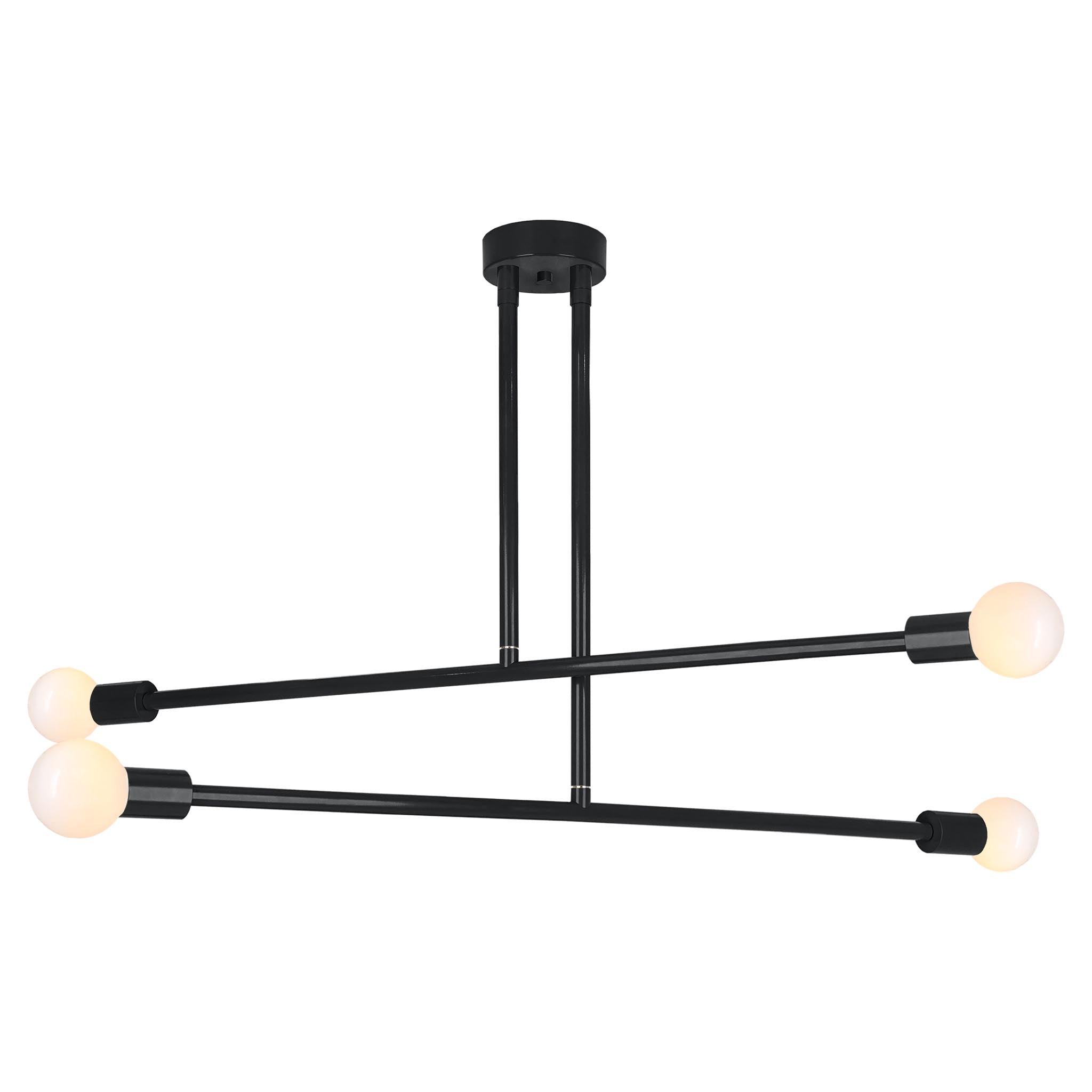 Black color Captain chandelier 47" Dutton Brown lighting