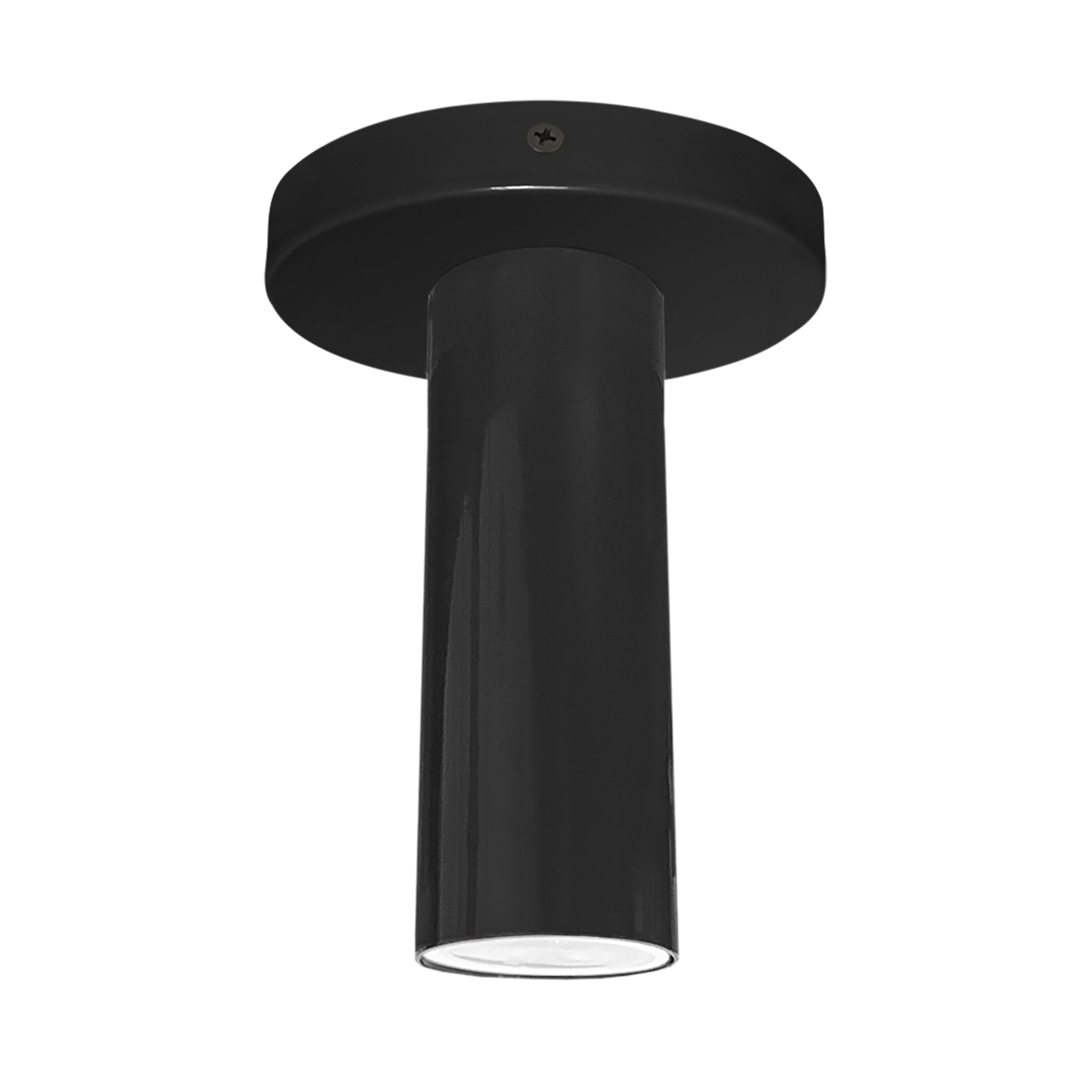 Black and black color Reader flush mount Dutton Brown lighting