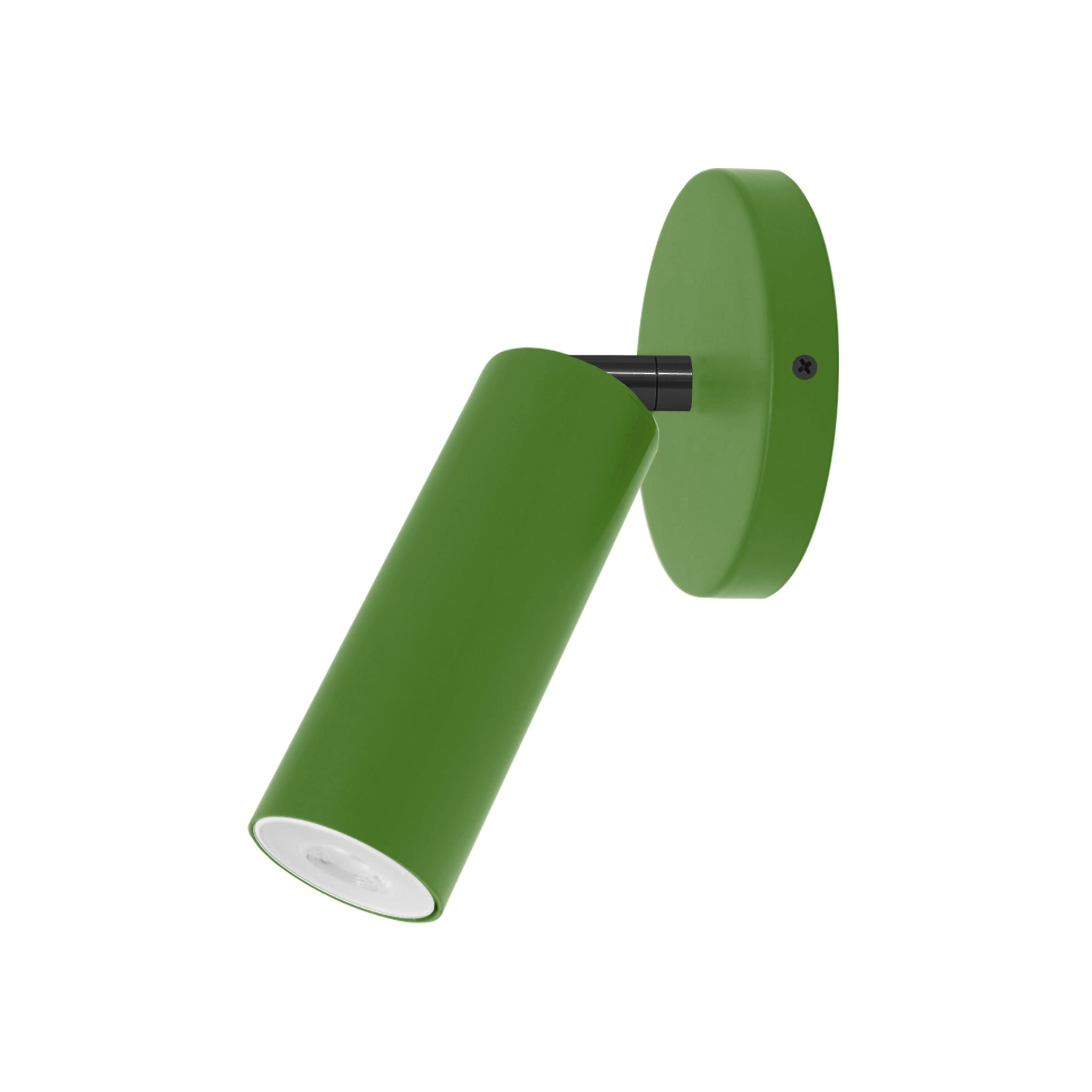 Black and python green color Reader sconce no arm Dutton Brown lighting