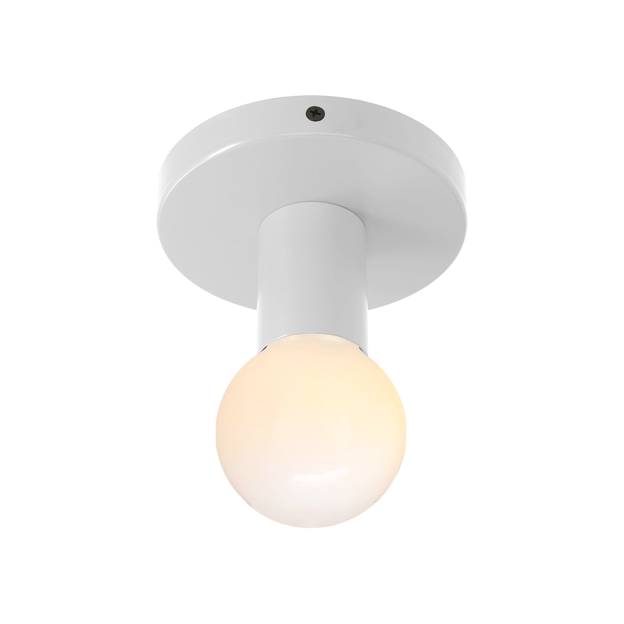 Black and barely color Twink flush mount Dutton Brown lighting