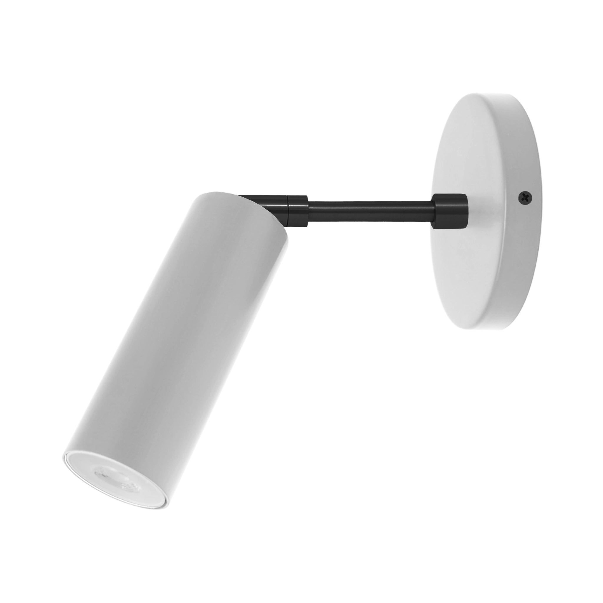 Black and black color Reader sconce 3" arm Dutton Brown lighting
