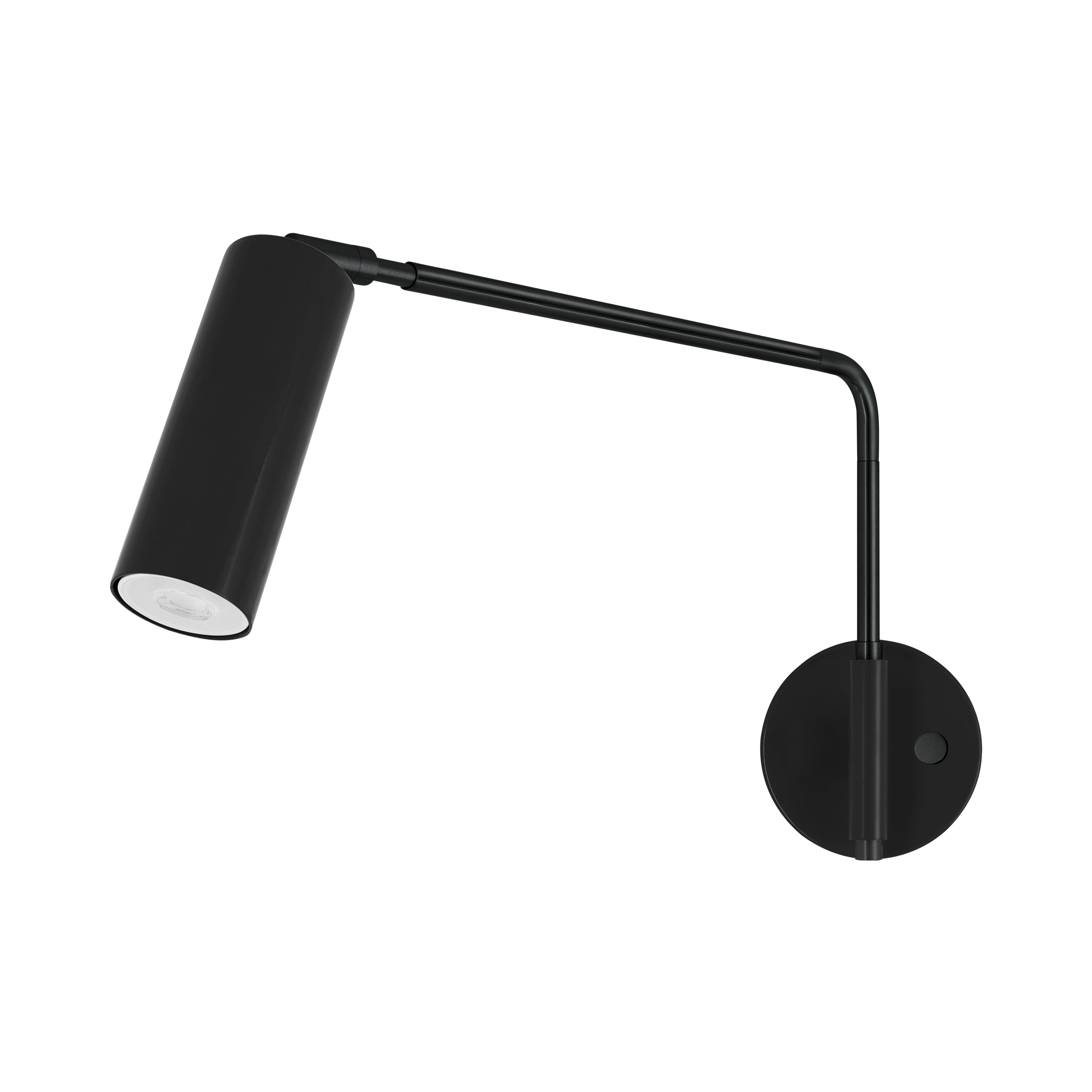 Black and black color Color Reader Swing Arm sconce Dutton Brown lighting