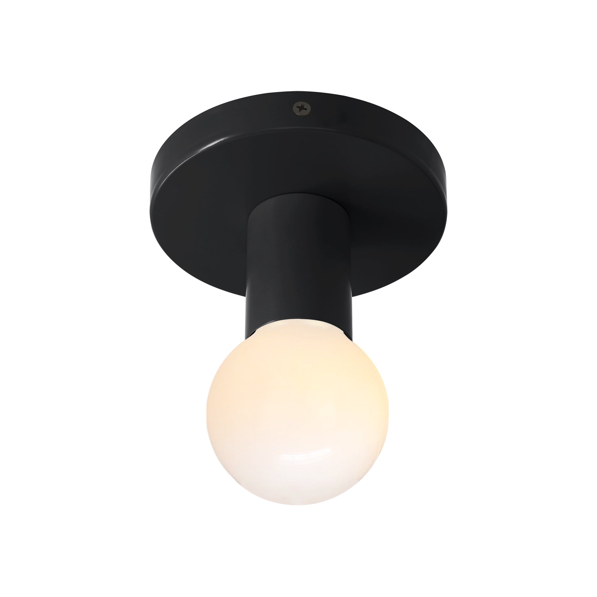 Black and black color Twink flush mount Dutton Brown lighting