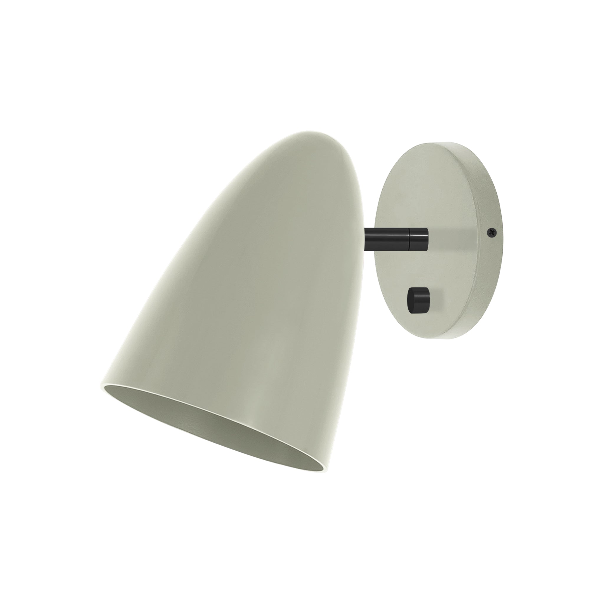 Black and spa color Boom sconce no arm Dutton Brown lighting