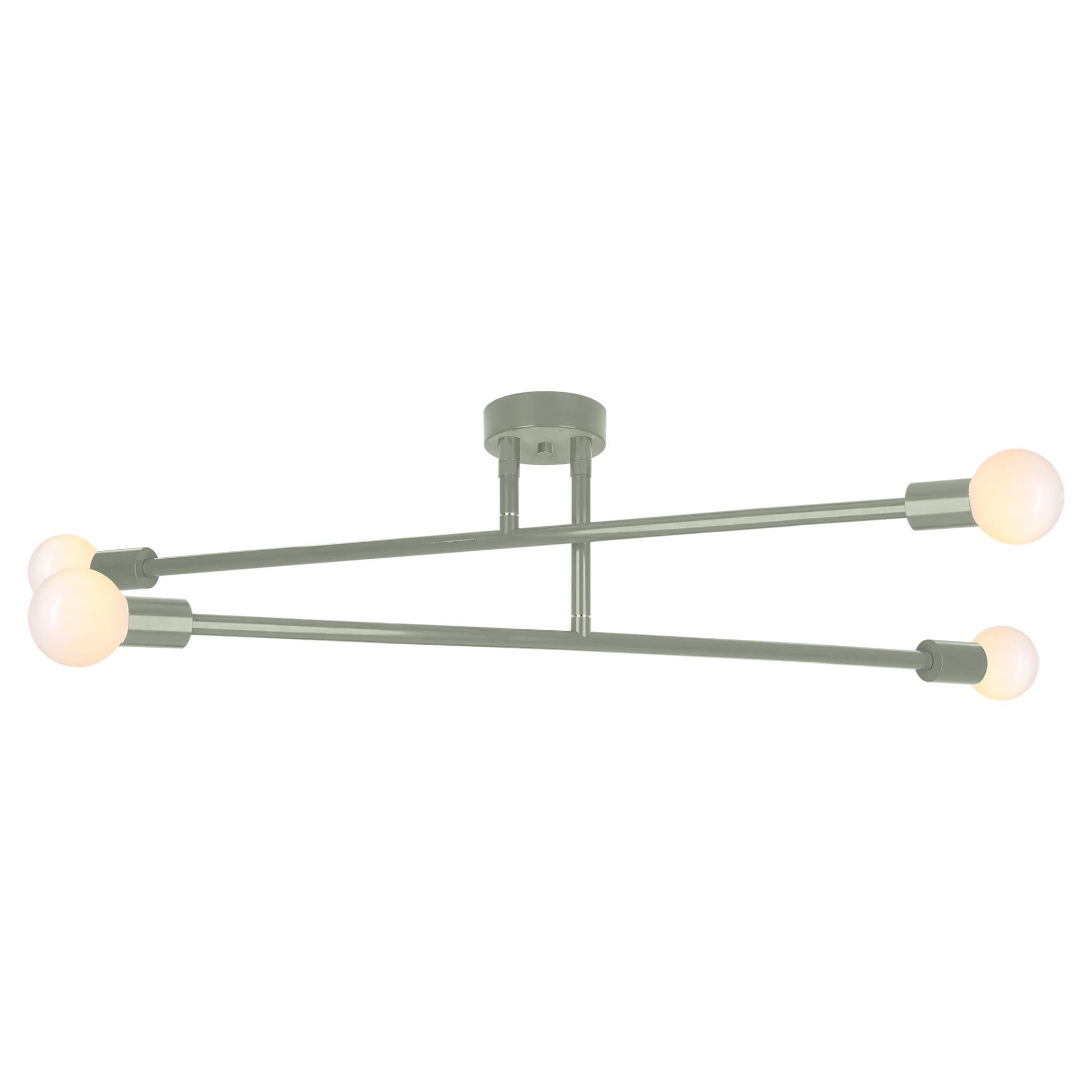 Spa color Captain flush mount 47" Dutton Brown lighting