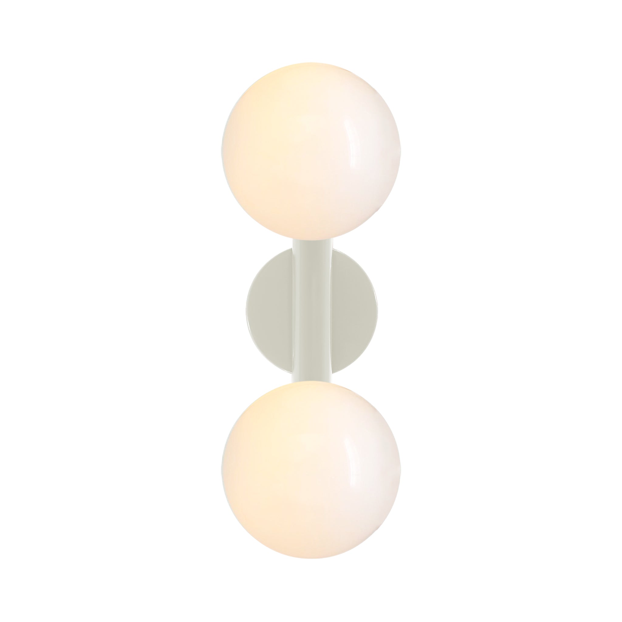 Bone color Icon 2 sconce Dutton Brown lighting