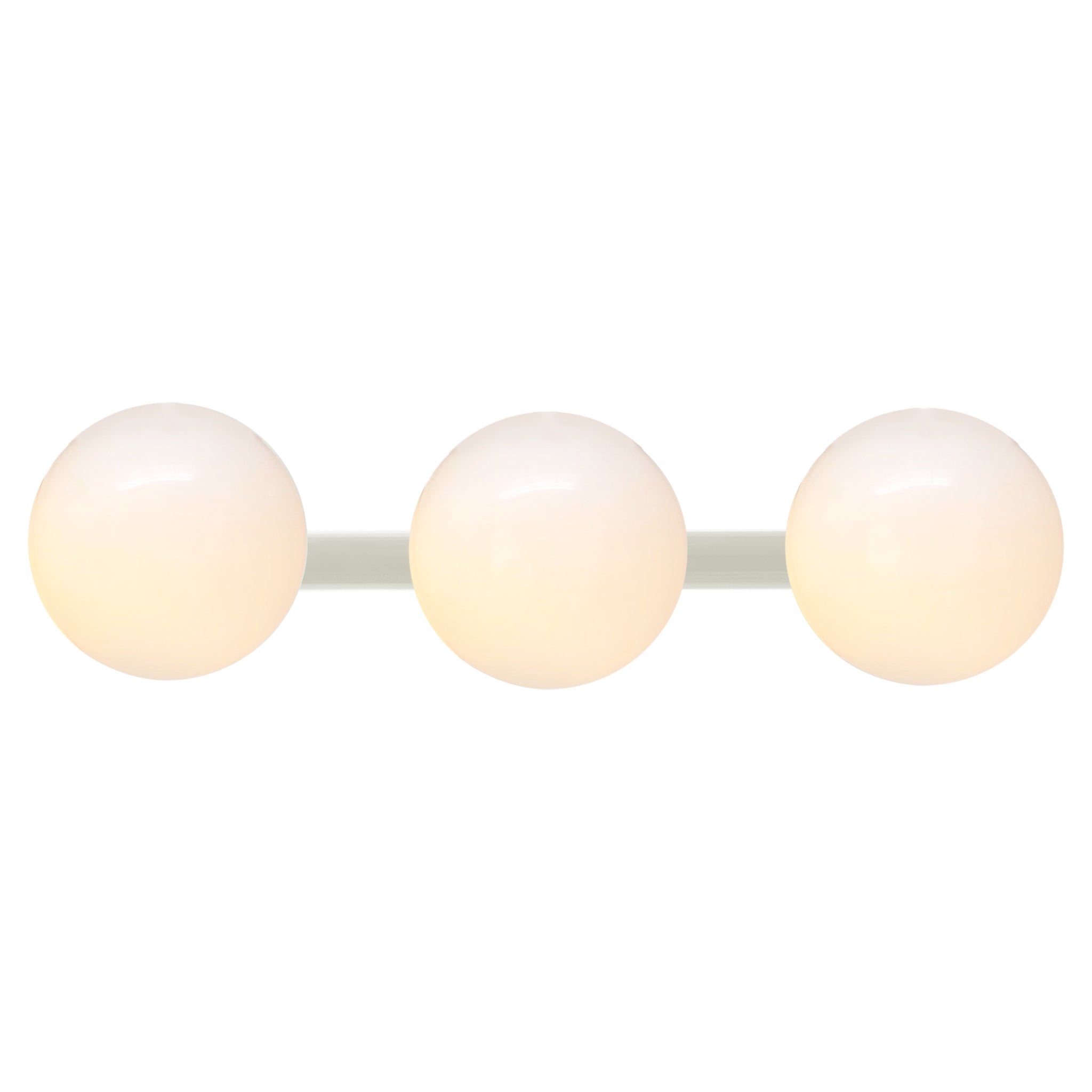 Bone color Icon 3 sconce Dutton Brown lighting