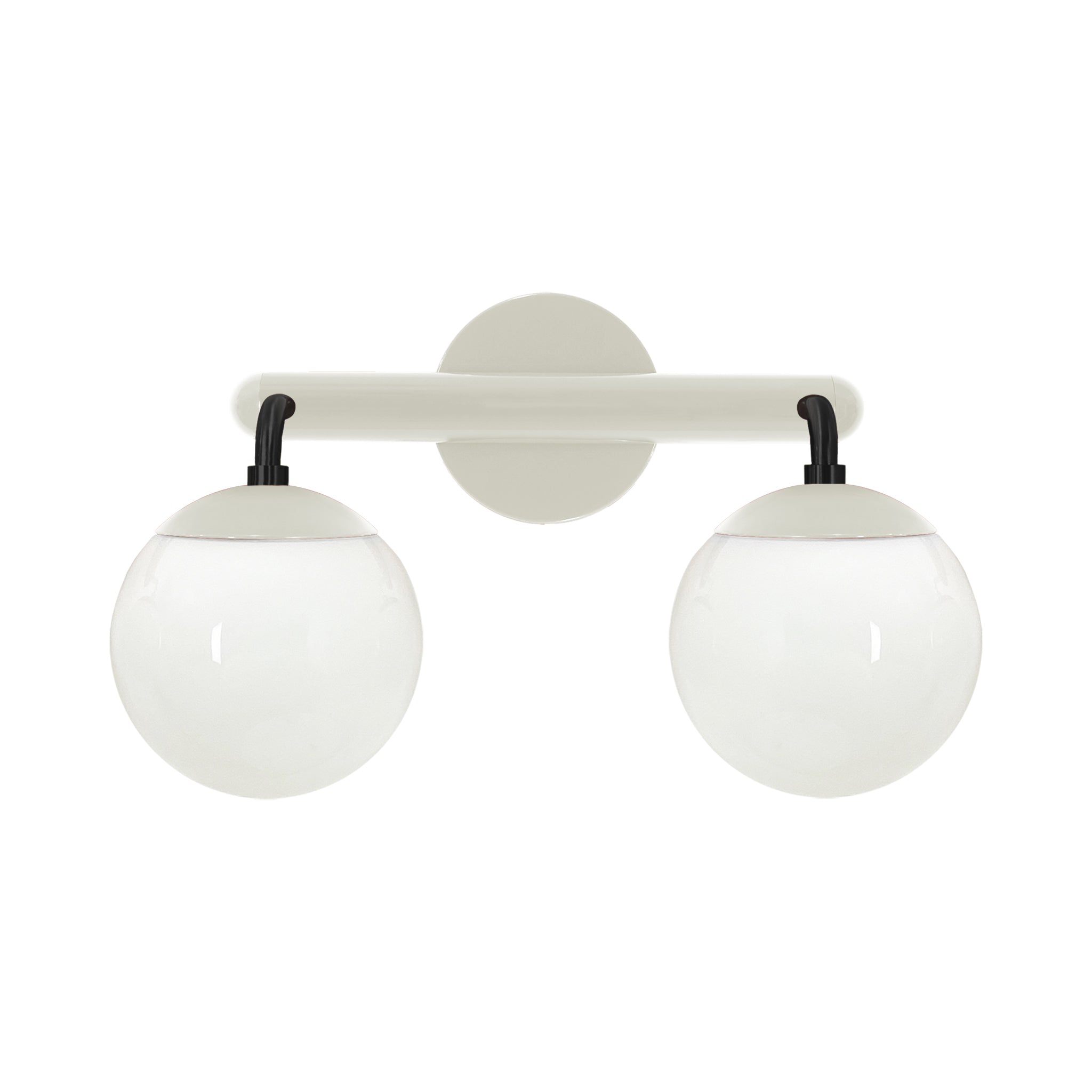 Black and bone color Legend 2 sconce Dutton Brown lighting