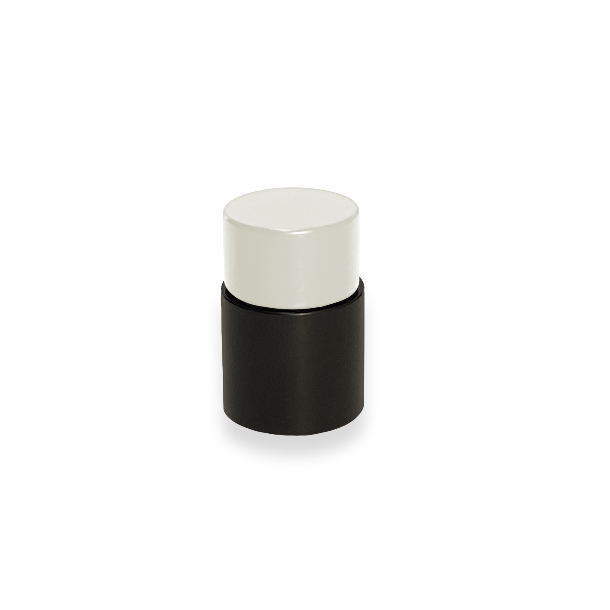 Black and bone color Nip knob Dutton Brown hardware