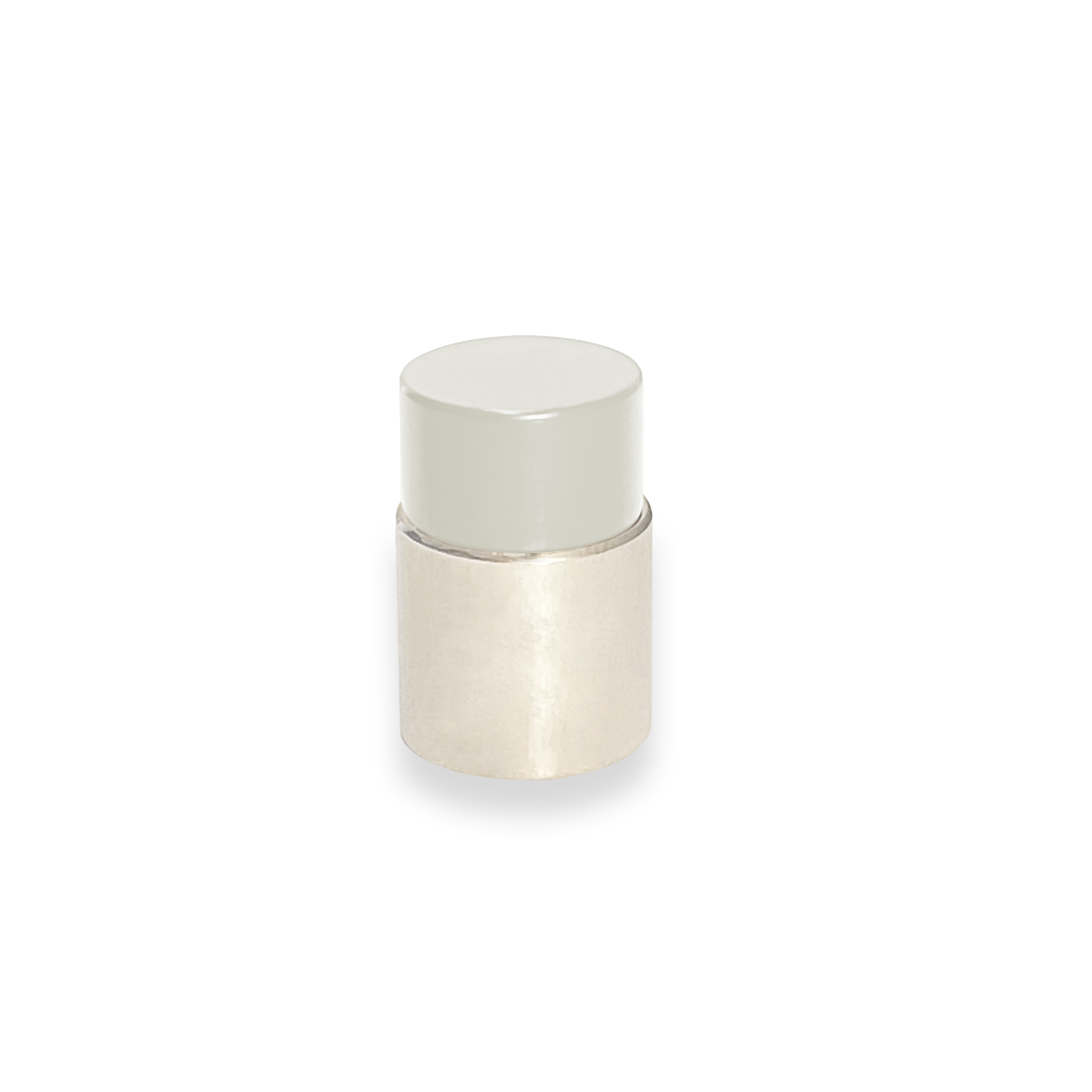 Nickel and bone color Nip knob Dutton Brown hardware