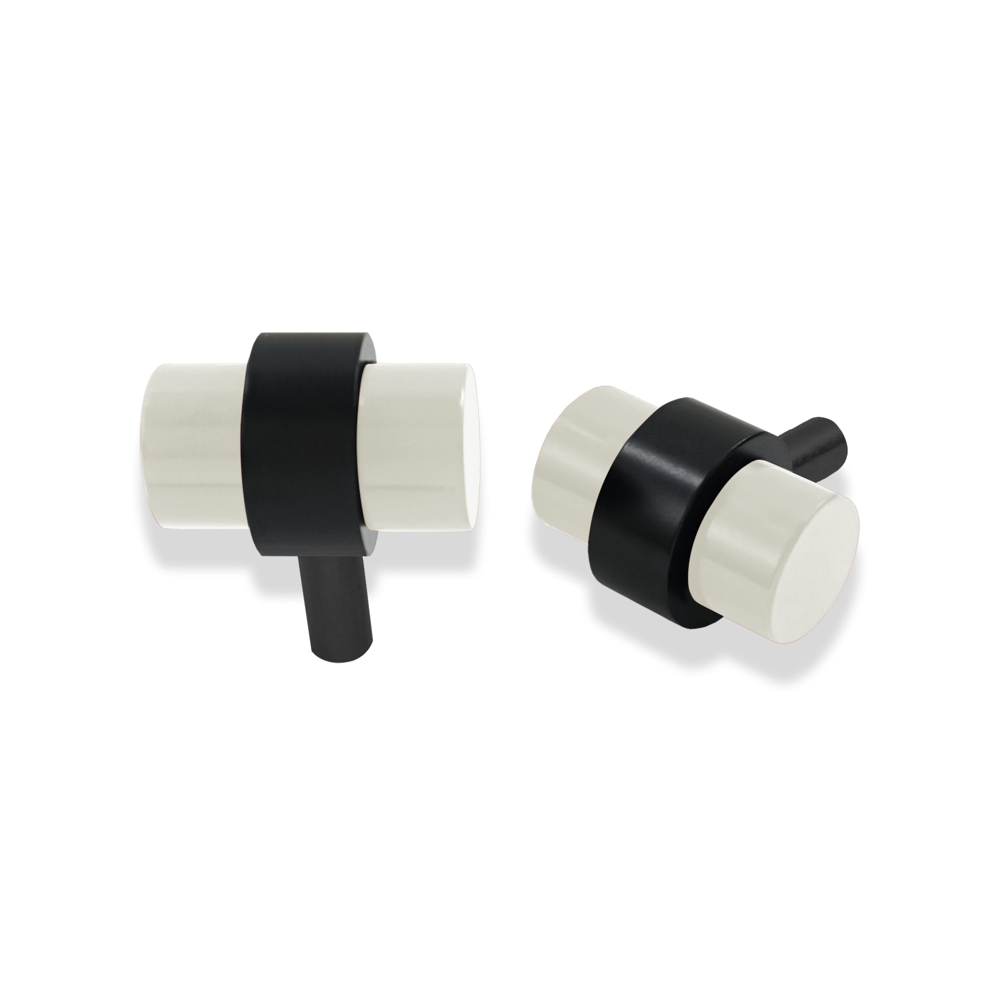 Bone black color Persona Knob hardware Dutton Brown.