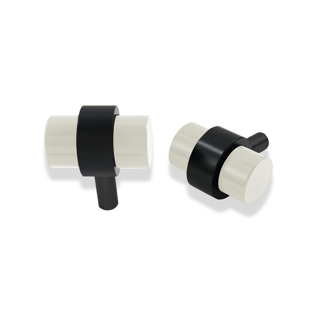 Bone black color Persona Knob hardware Dutton Brown.