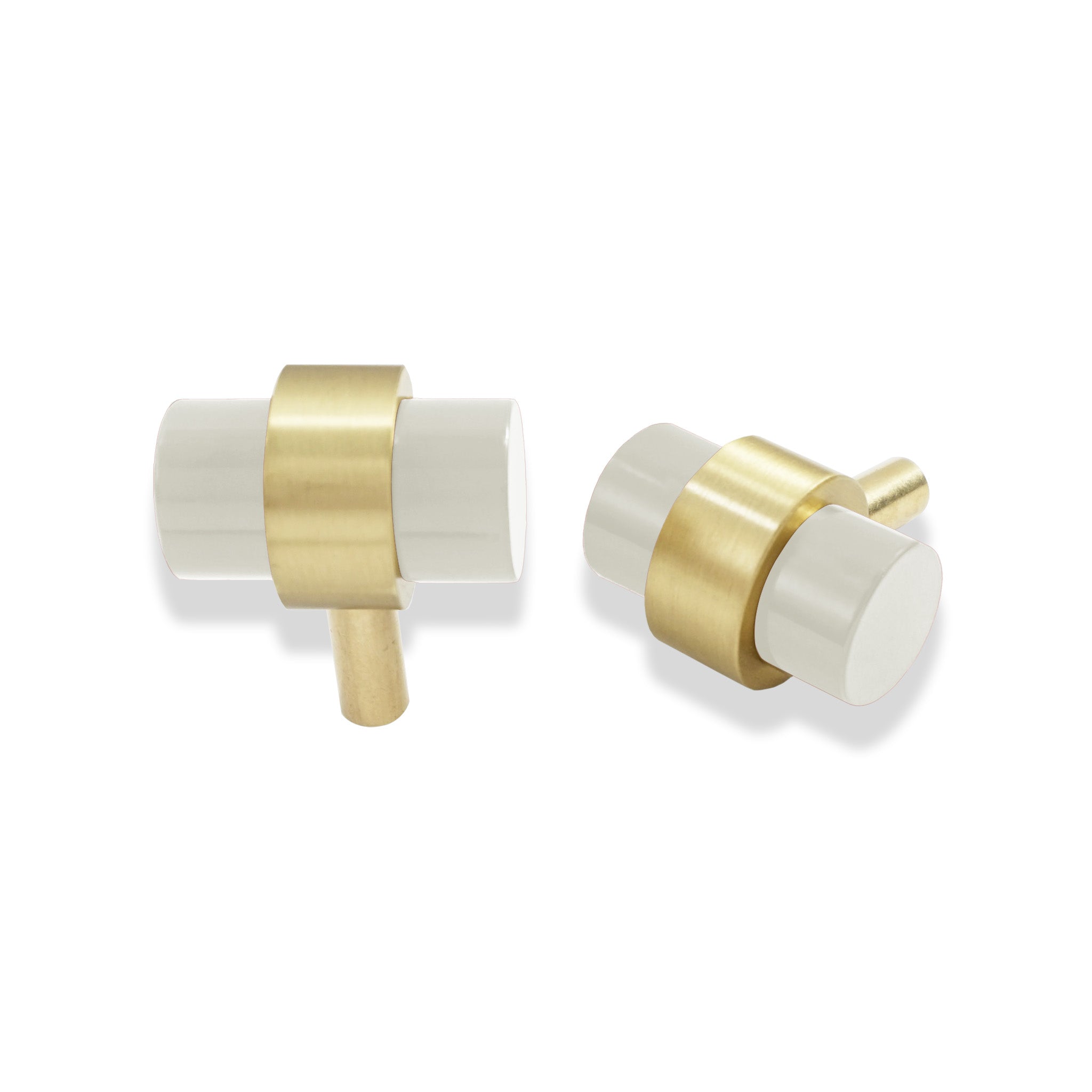 Bone black color Persona Knob hardware Dutton Brown.