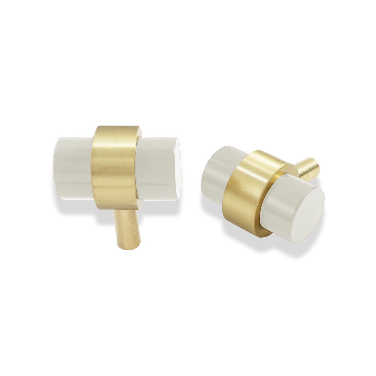 Bone black color Persona Knob hardware Dutton Brown.