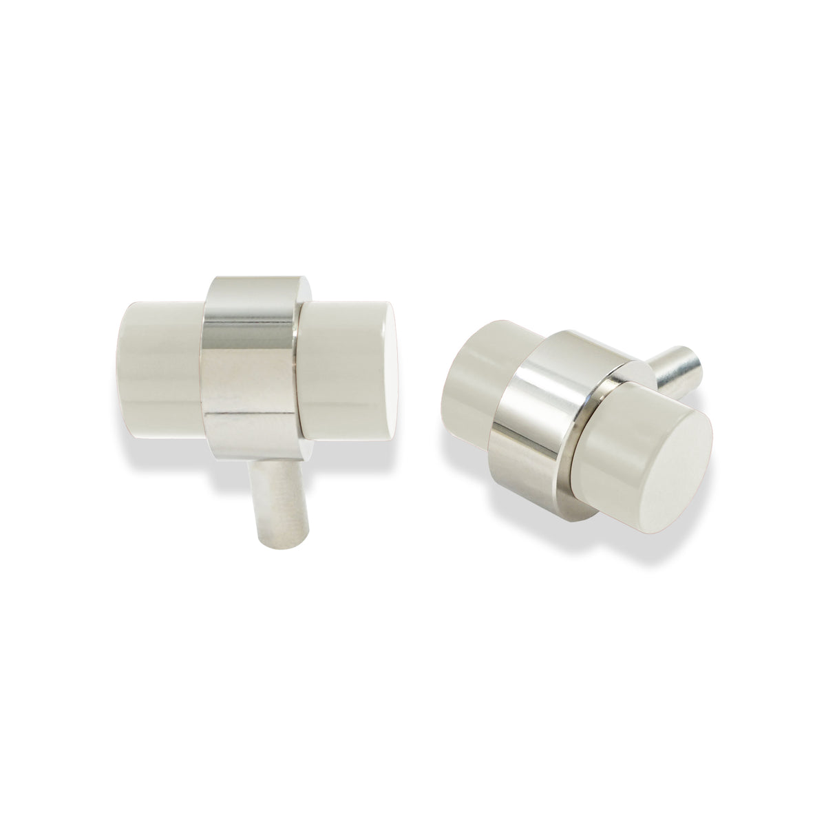Bone nickel color Persona Knob hardware Dutton Brown.