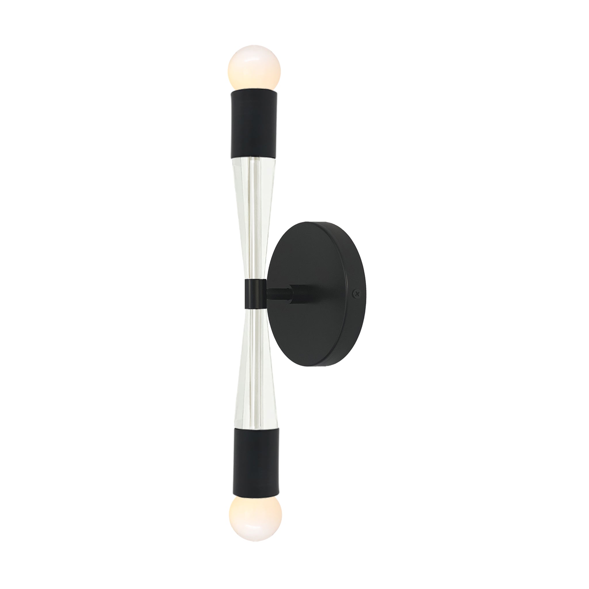 Black and bone color Phoenix sconce Dutton Brown lighting