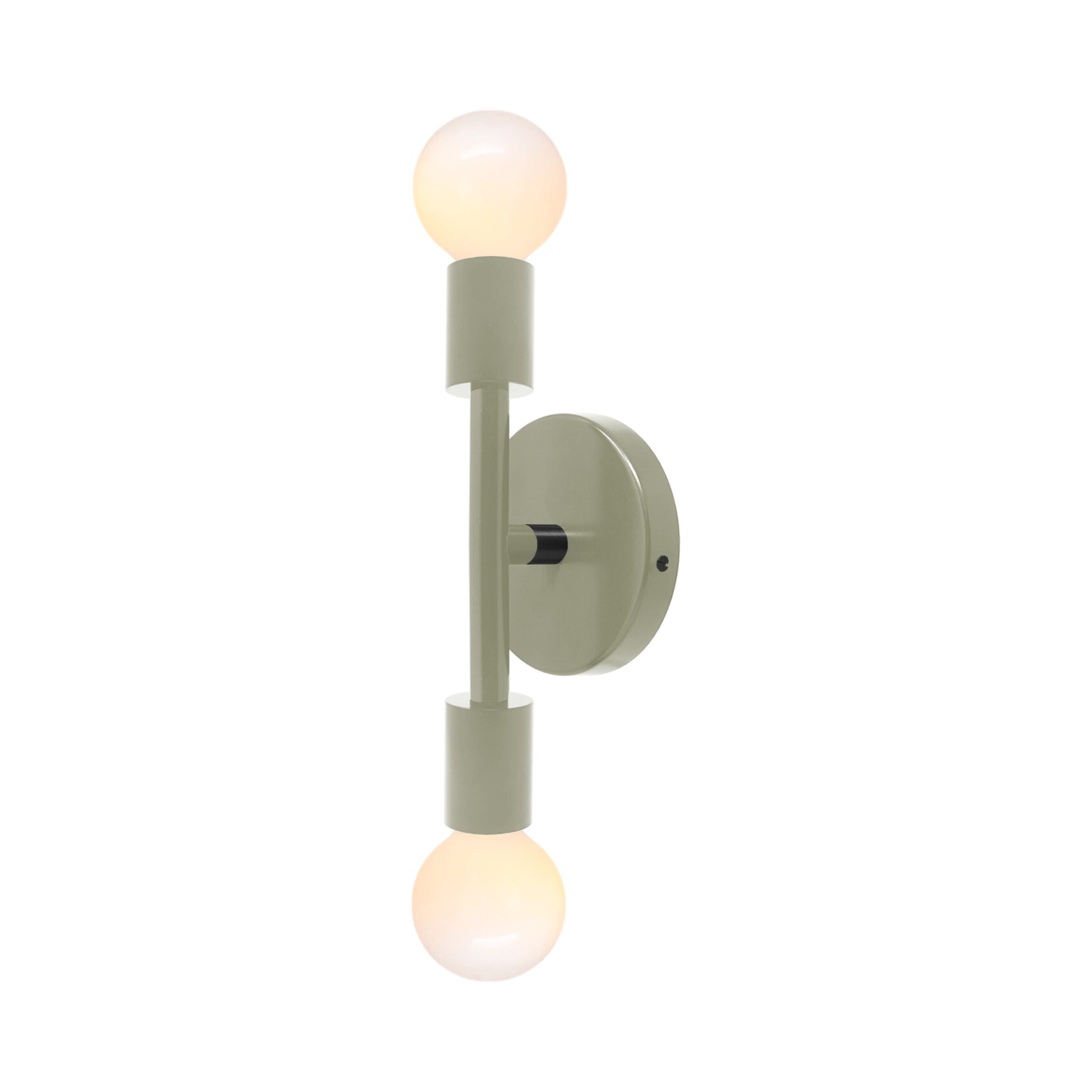 Black and spa color Pilot sconce 11" Dutton Brown lighting