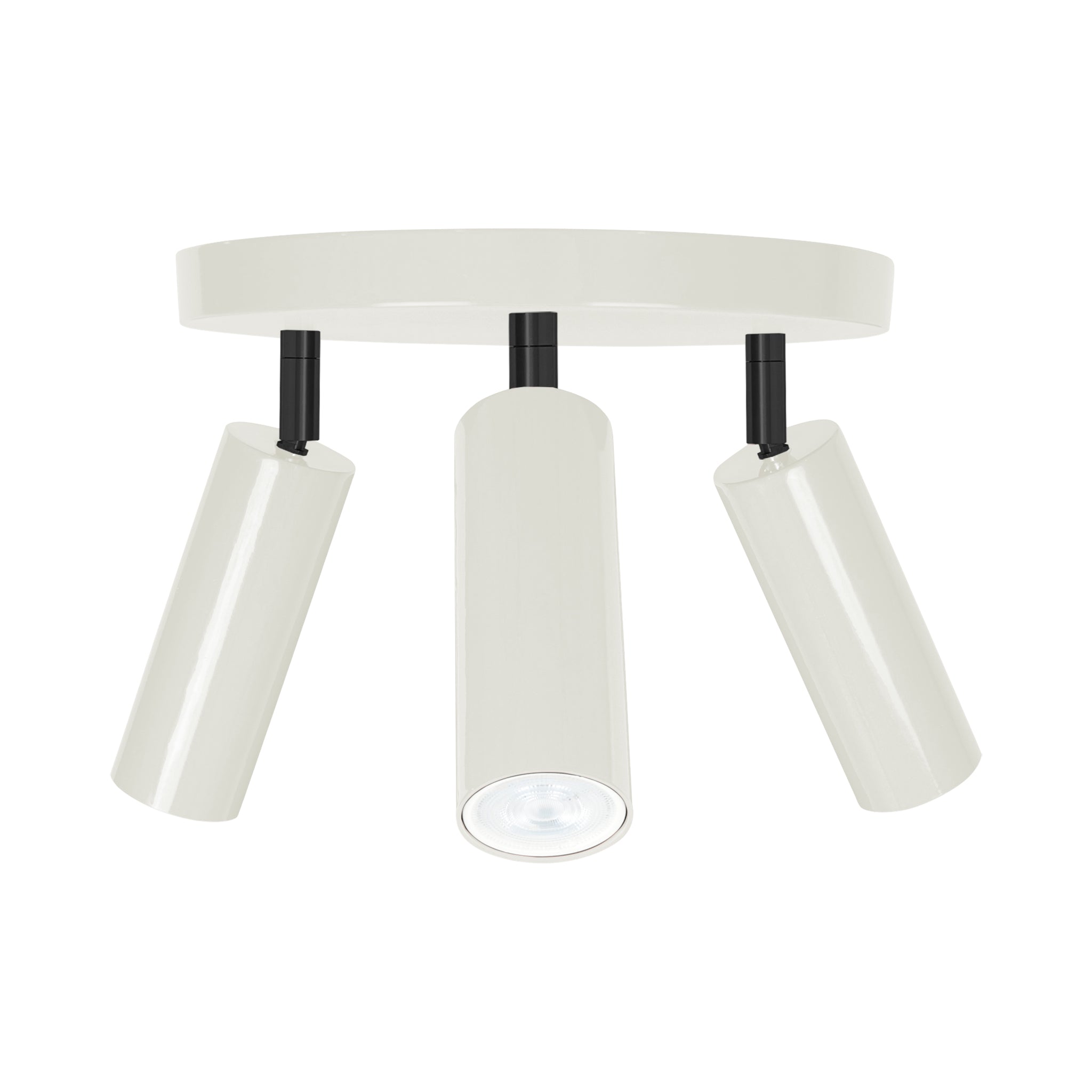 Black and bone color Pose flush mount Dutton Brown lighting