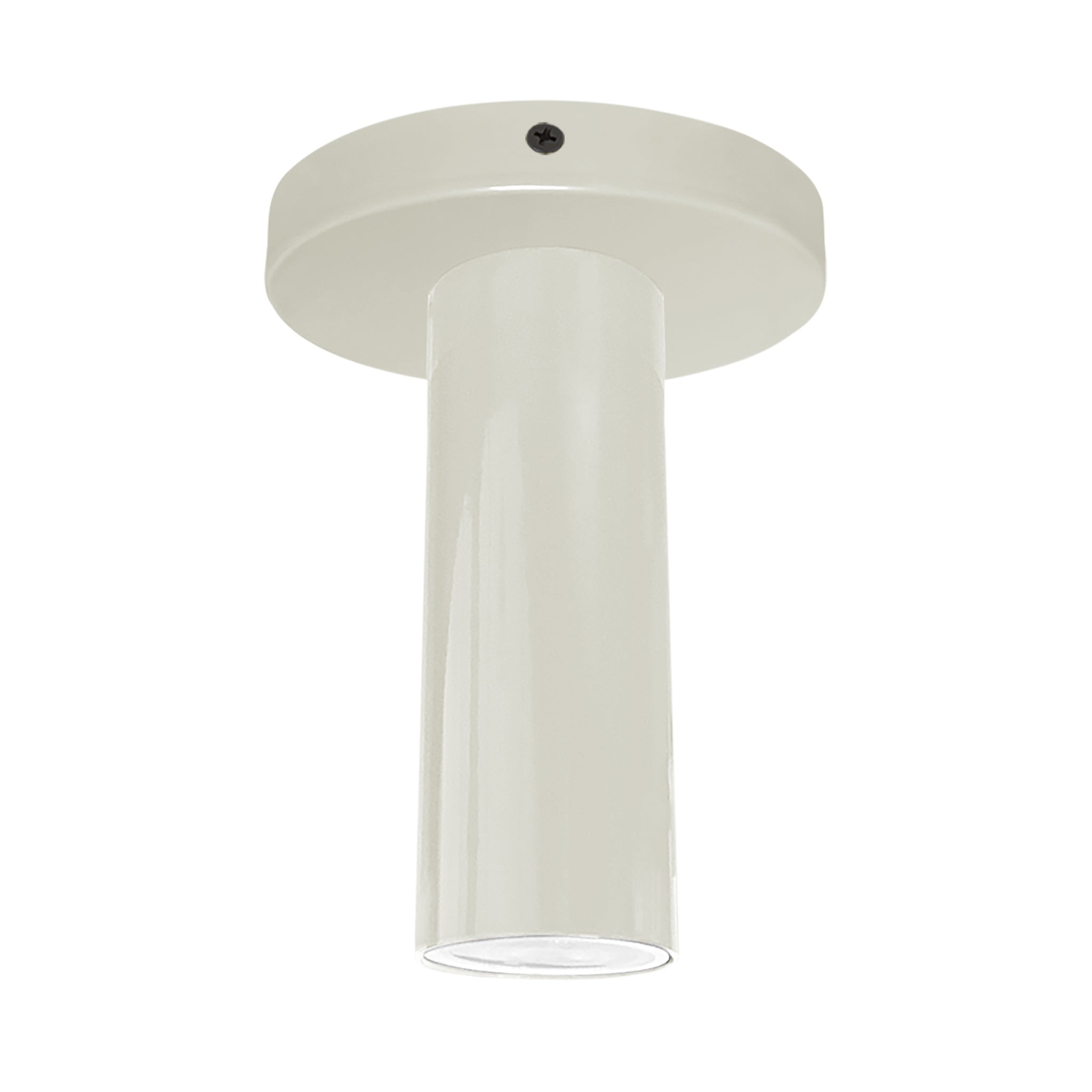 Black and bone color Reader flush mount Dutton Brown lighting