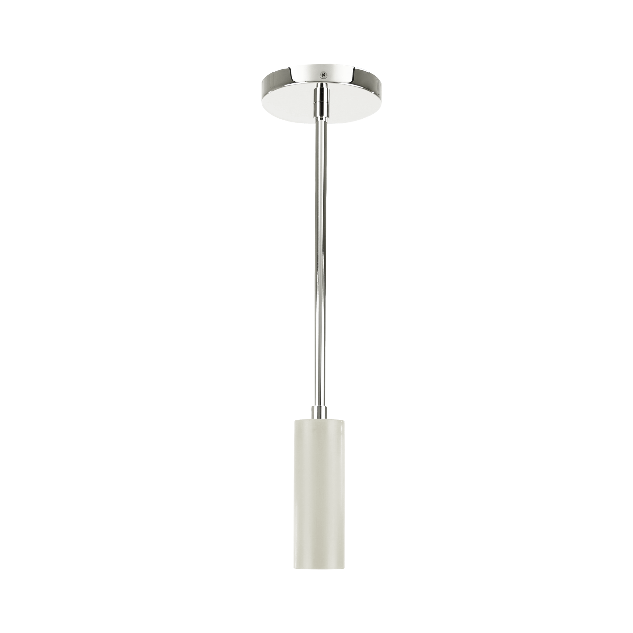 Nickel and bone color Reader pendant Dutton Brown lighting