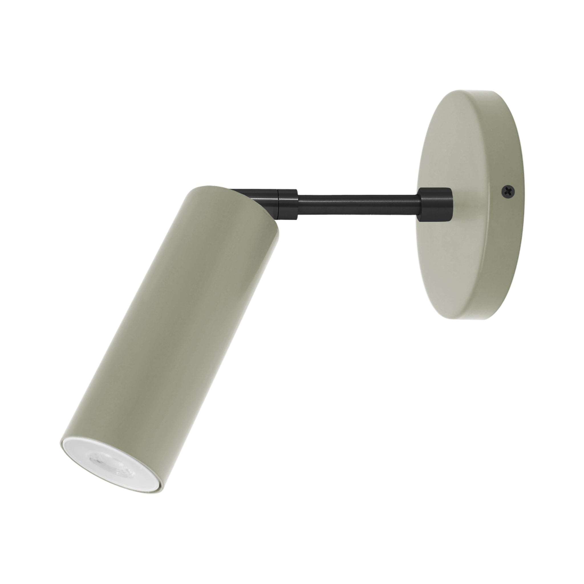 Black and lagoon color Reader sconce 3" arm Dutton Brown lighting