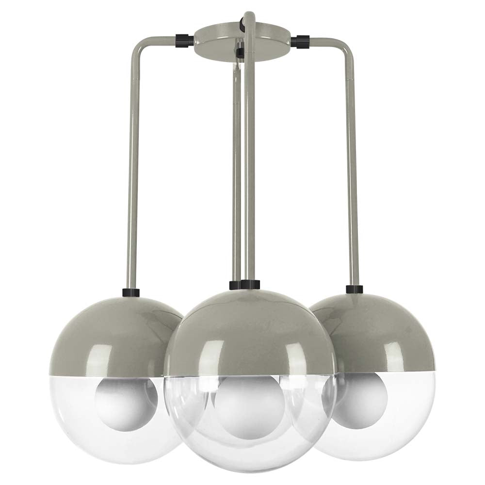 Black and spa color Tetra chandelier Dutton Brown lighting