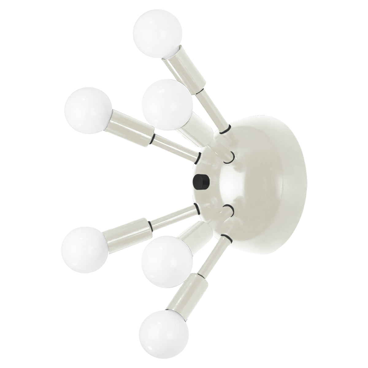 Black and bone color Sputnik sconce Dutton Brown lighting