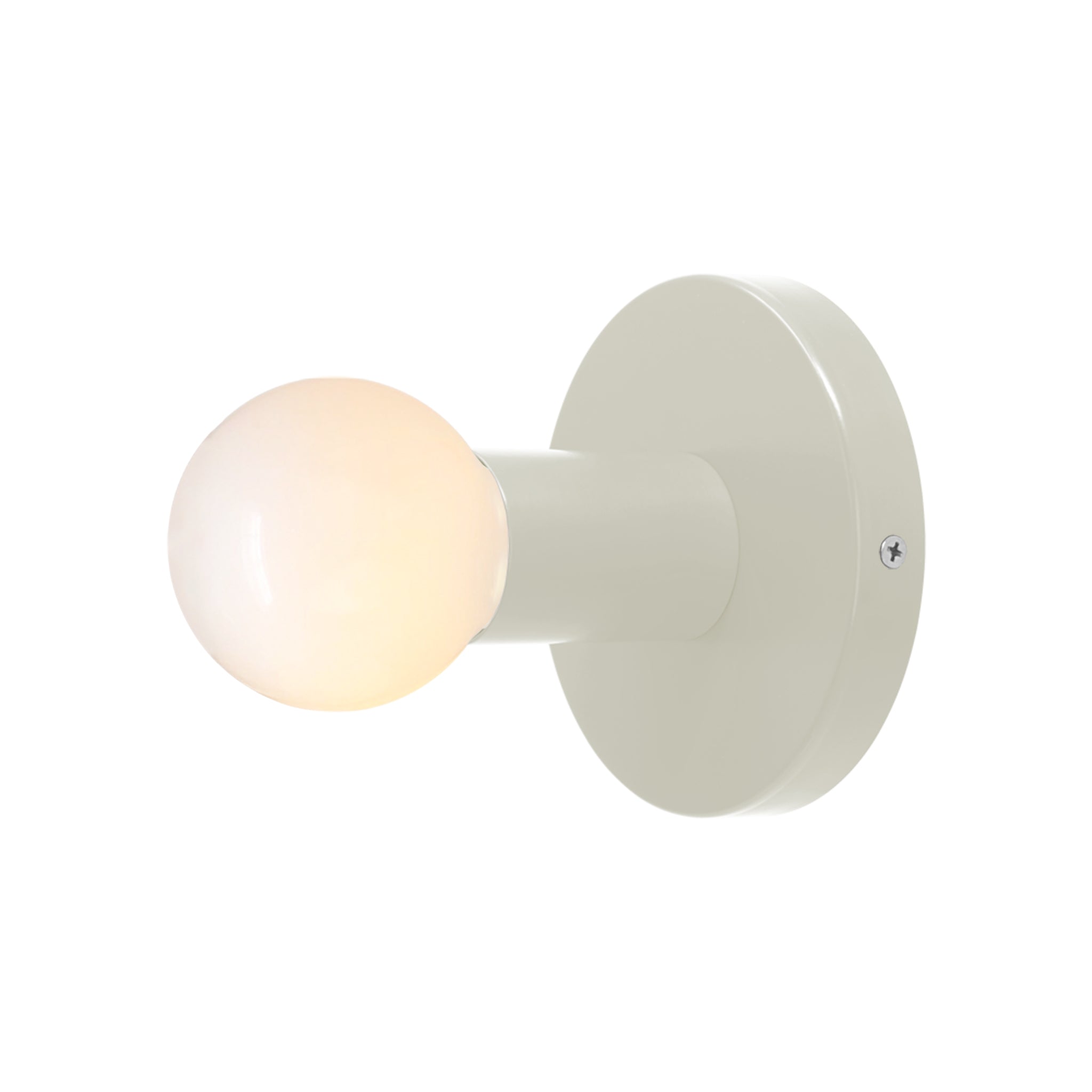 Nickel and bone color Twink sconce Dutton Brown lighting