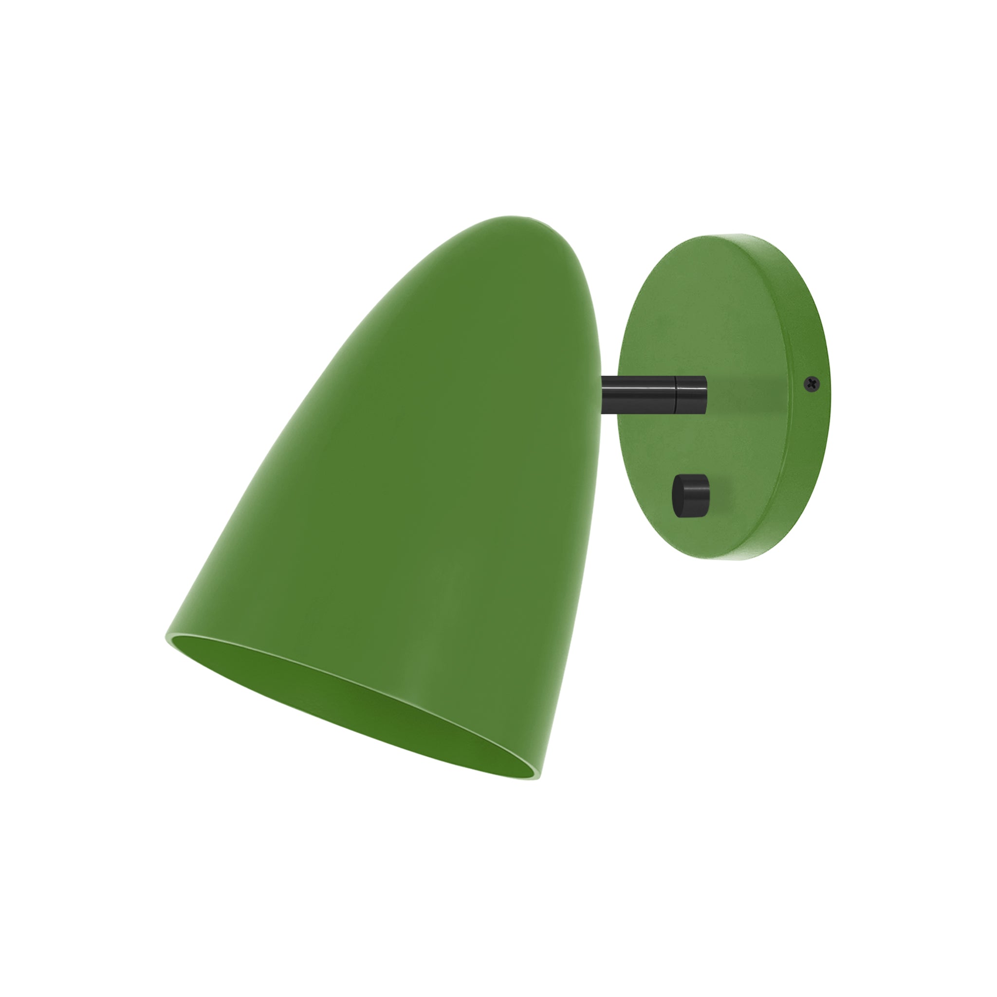Black and python green color Boom sconce no arm Dutton Brown lighting